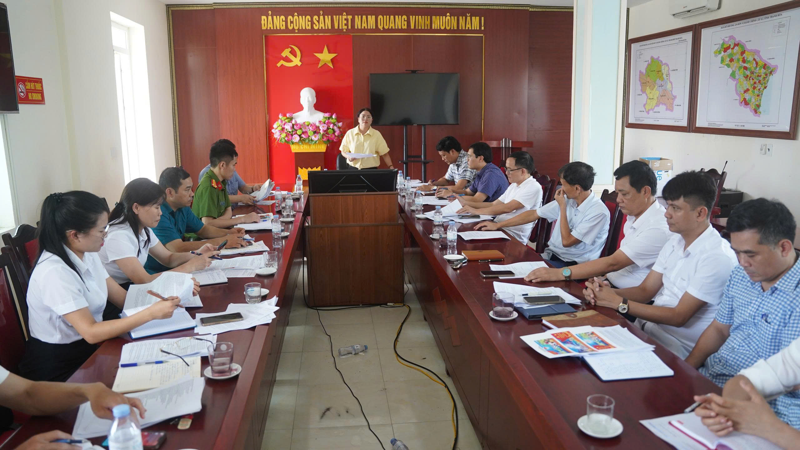 Hội nghị Tiểu ban Tổ chức phục vụ Đại hội đại biểu Đảng bộ  phường Đông Tiến lần thứ I, nhiệm kỳ 2025 – 2030