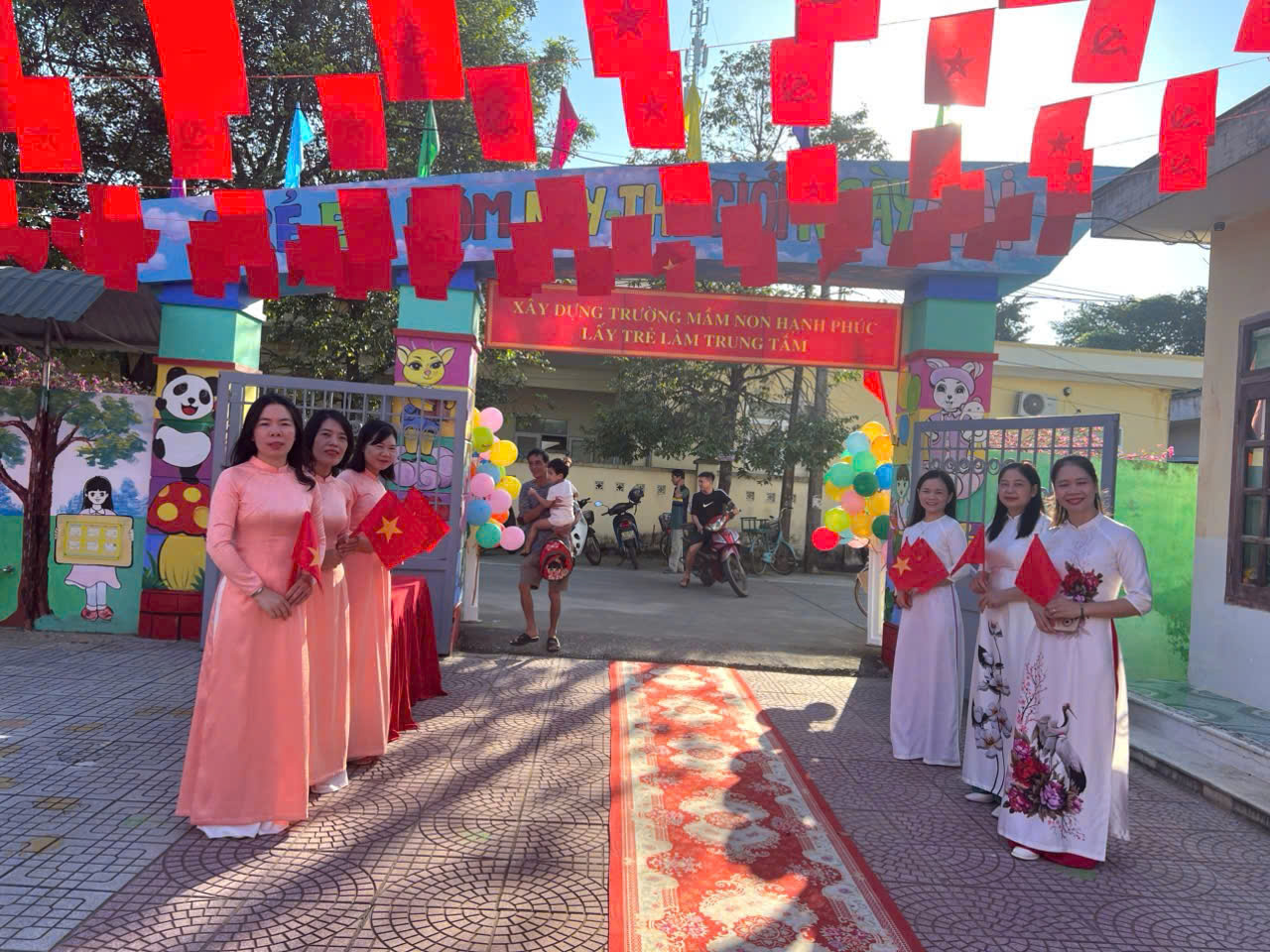 Trường Mầm non Hoằng Lý khai giảng năm học mới
