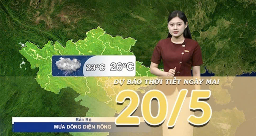 Cảnh báo mưa lớn diện rộng tại Bắc Bộ, Thanh Hóa và Nghệ An