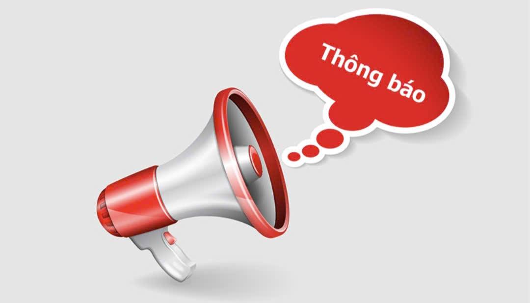 Thông báo vê việc niêm yết công khai Phương án bồi thường, hỗ trợ giải phóng mặt bằng của 01 hộ gia đình, cá nhân có đất nông nghiệp tại phố Quan Nội 3, phường Nguyệt Viên ảnh hưởng dự án: Hạ tầng kỹ thuật khu dân cư Quan Nội 3, phường Long Anh (nay là phường Nguyệt Viên, tỉnh Thanh Hóa) (MBQH kèm theo Quyết định số 2893/QĐ-UBND ngày 02/8/2016) (nay là phường Nguyệt Viên, tỉnh Thanh Hóa)