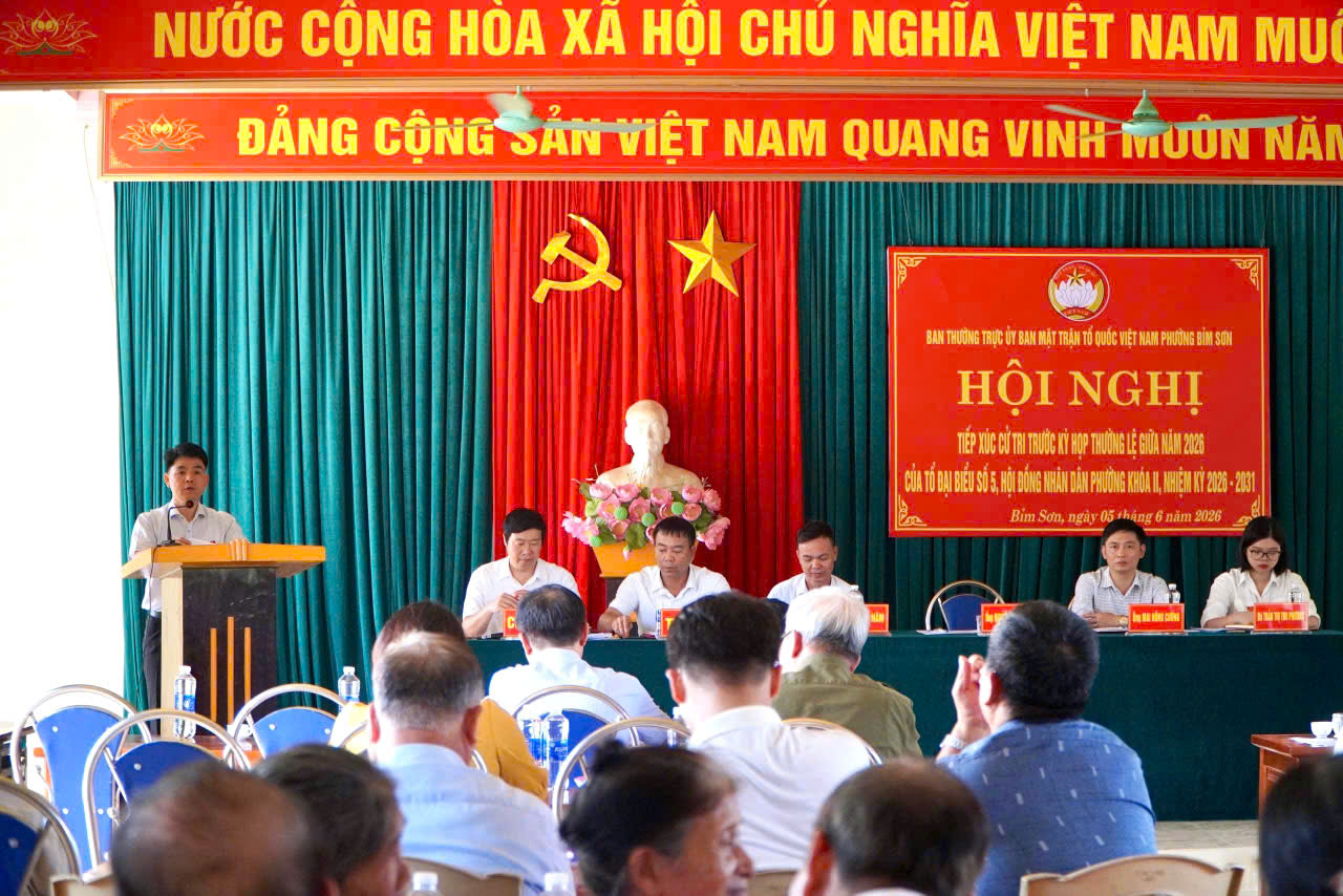 Hội nghị tiếp xúc cử tri của Đại biểu HĐND phường tại tổ số 5