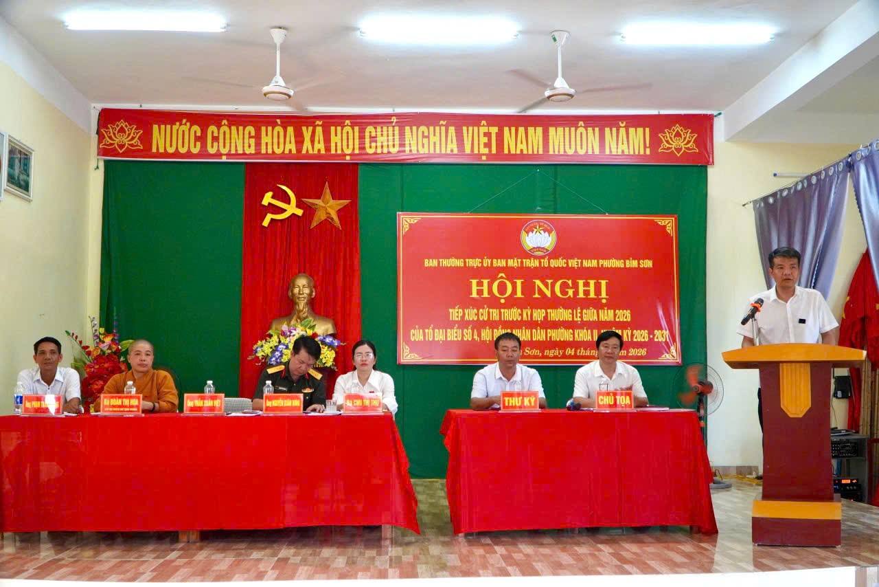 Tiếp xúc cử tri của Đại biểu HĐND phường tổ số 4