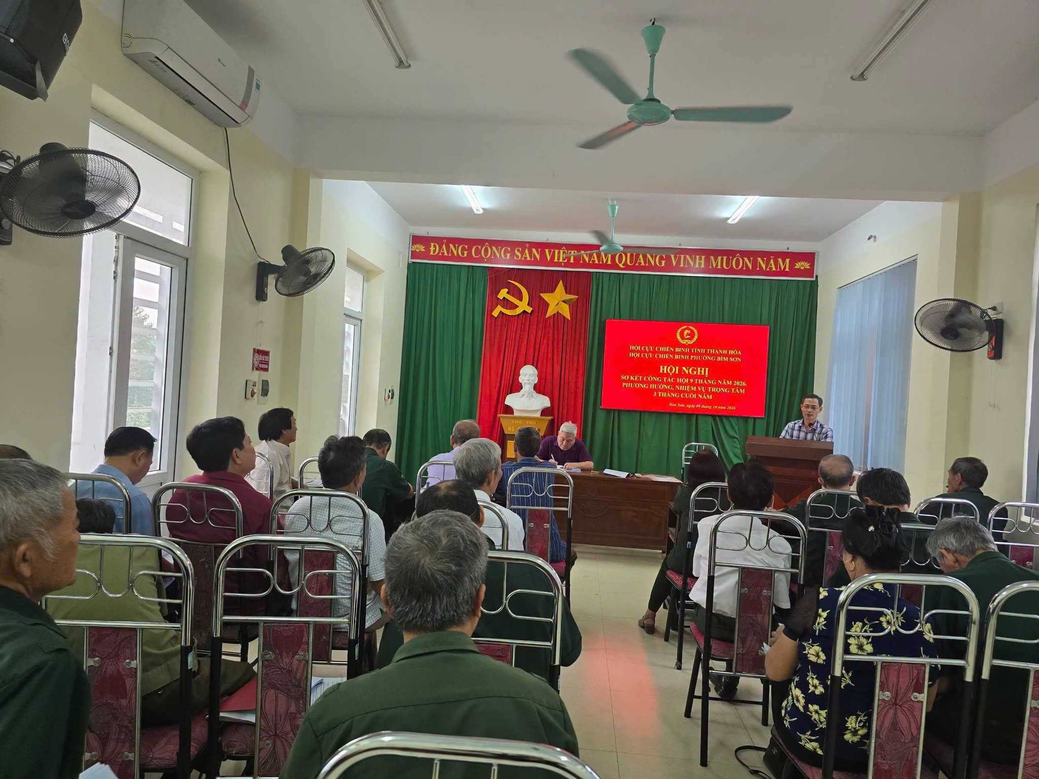 Hội Cựu chiến binh phường Bỉm Sơn sơ kết công tác 9 tháng đầu năm