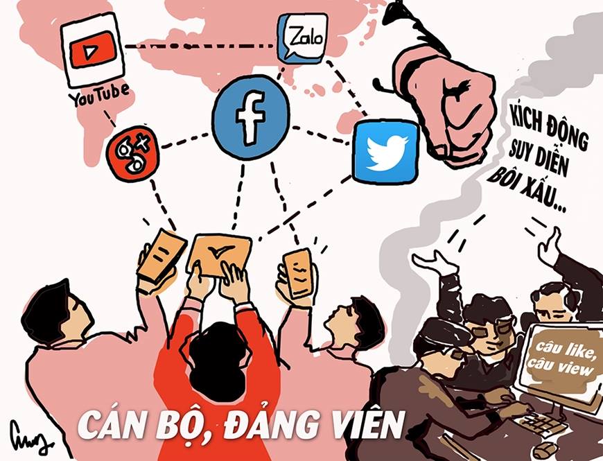 Nâng cao tinh thần trách nhiệm của cán bộ, đảng viên khi sử dụng mạng xã hội