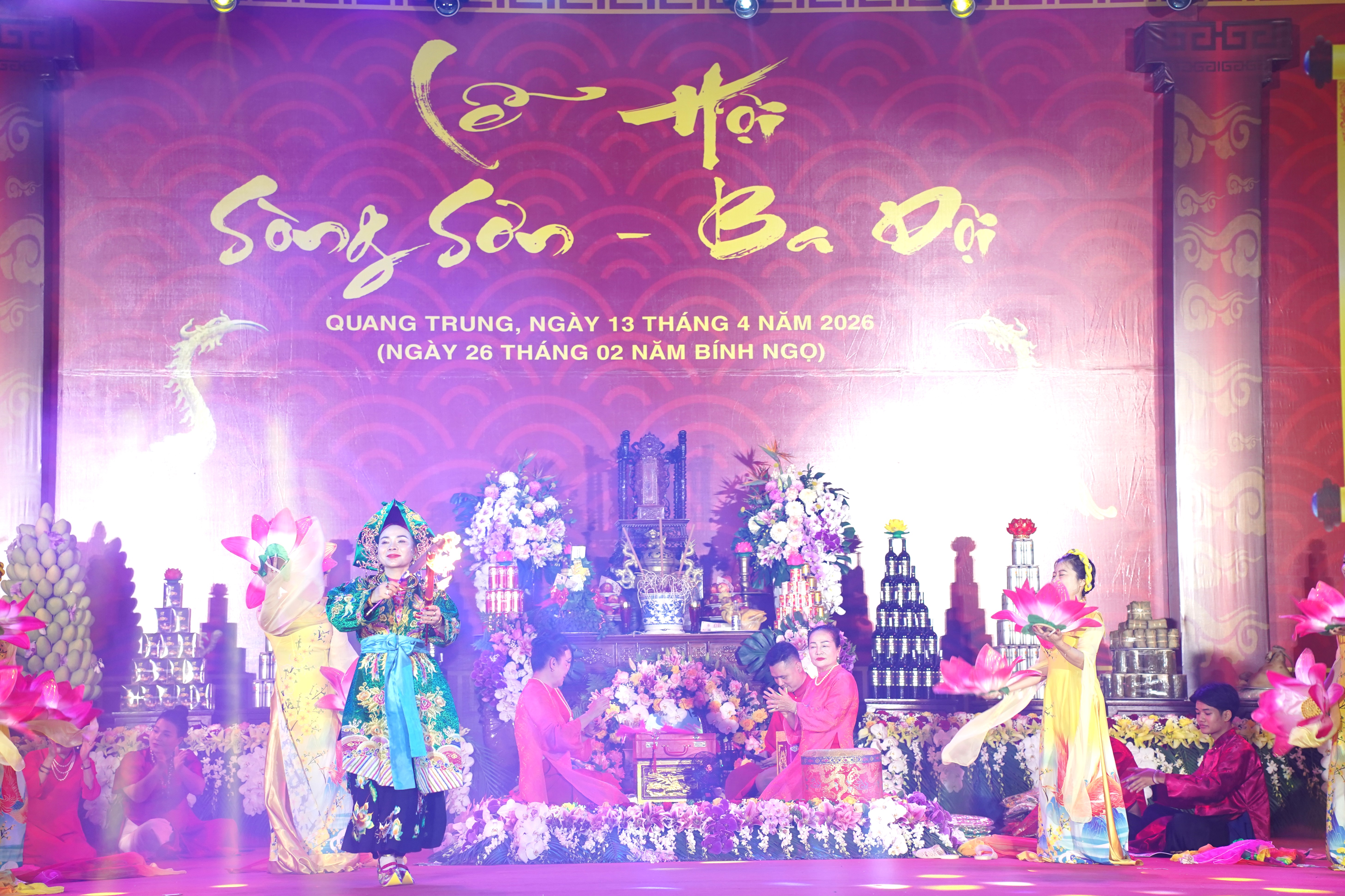 Ấn tượng Hội hầu Văn Thánh tại Lễ hội Sòng Sơn – Ba Dội 2026