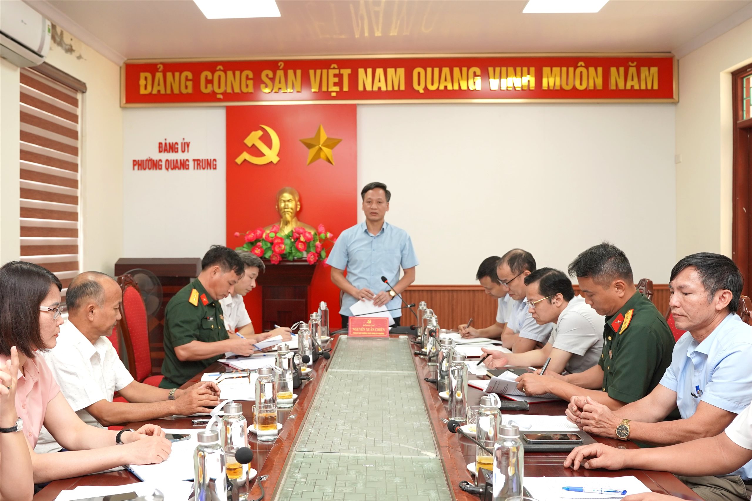 Ban Công tác 35 phường Quang Trung sơ kết 9 tháng đầu năm, triển khai nhiệm vụ trọng tâm 3 tháng cuối năm 2026