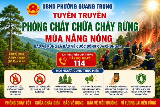 Tuyên truyền phòng cháy, chữa cháy rừng mùa nứng nóng