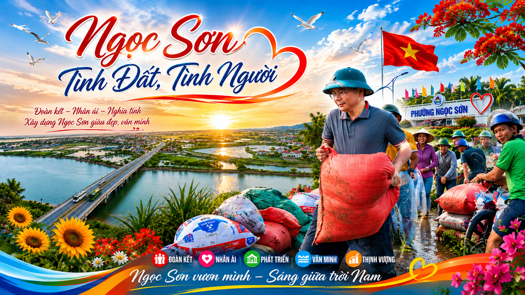 Bài thơ: Ngọc Sơn Tình Đất, Tình Người