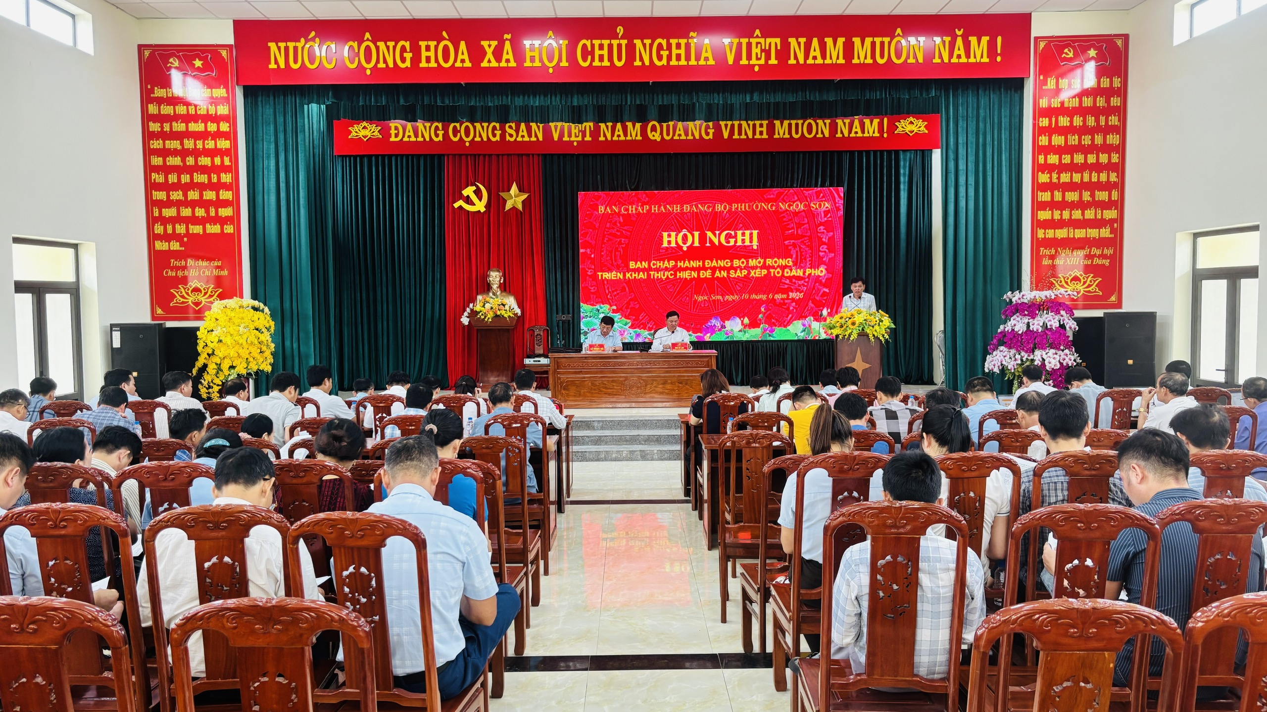 Ban chấp hành Đảng bộ phường Ngọc Sơn, Tổ chức Hội nghị ban chấp hành mở rộng
