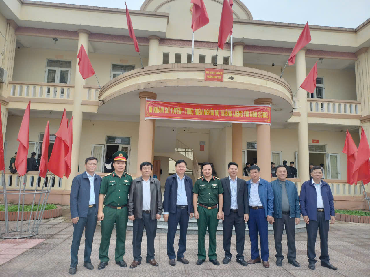 Phường Ngọc Sơn khám sơ tuyển nghĩa vụ quân sự năm 2025