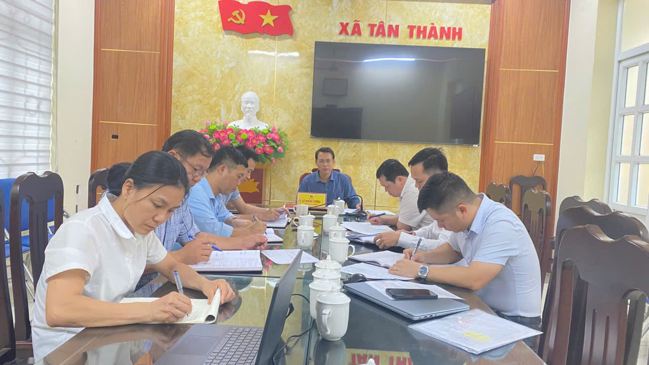 UBND xã Tân Thành triển khai đánh giá, xếp loại chất lượng quý III năm 2026