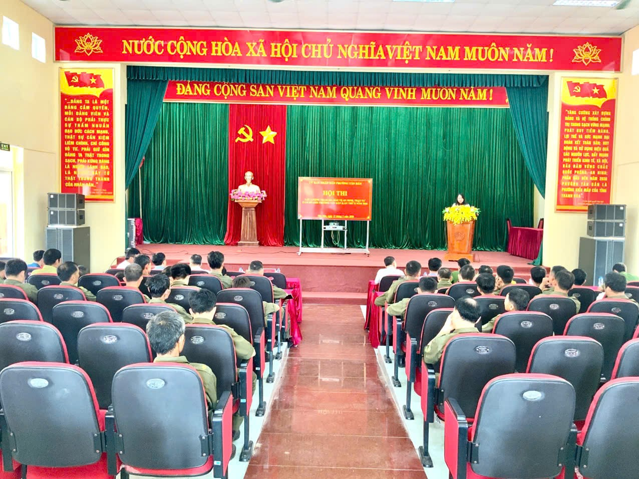 Phường Tân Dân tổ chức Hội thi Lực lượng tham gia bảo vệ an ninh, trật tự ở cơ sở giỏi (lần thứ I) năm 2026