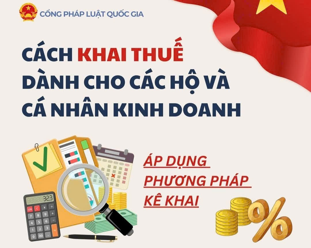 Hướng dẫn khai thuế đối với hộ kinh doanh, cá nhân kinh doanh nộp thuế theo phương pháp kê khai 💸