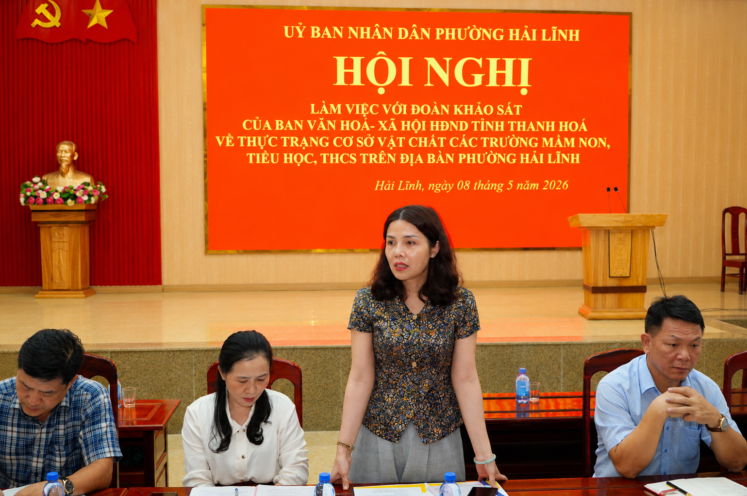 Khảo sát trường học tại Hải Lĩnh: Nhiều hạng mục xuống cấp