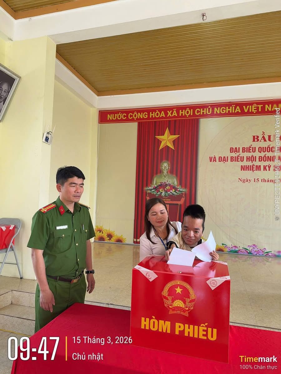 Xã Vạn Xuân tưng bừng ngày hội bầu cử 15/3