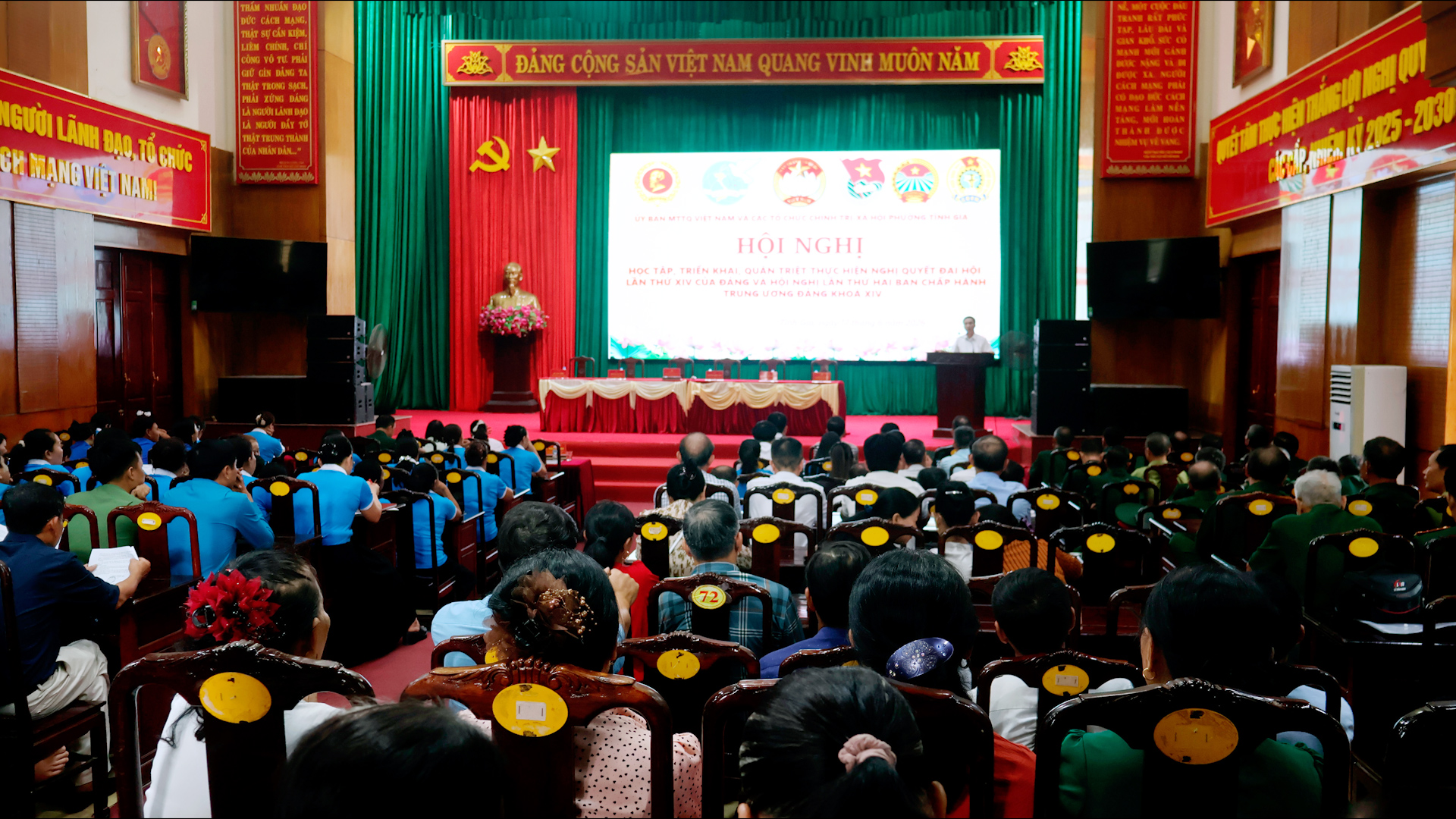 Ủy ban MTTQ và các tổ chức chính trị xã hội phường Tĩnh Gia triển khai học tập, quán triệt Nghị quyết Đại hội XIV của Đảng; sơ kết công tác 6 tháng đầu năm 2026