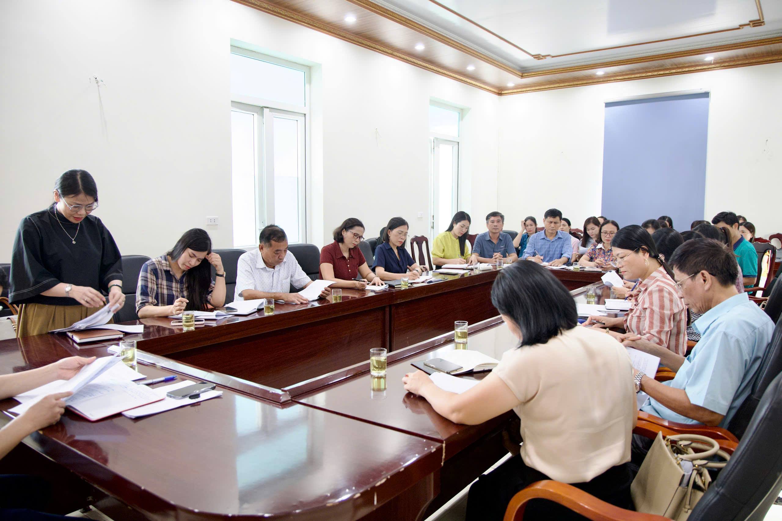 Hội nghị thảo luận cho ý kiến vào dự thảo Đề án sắp xếp các trường mầm non, phổ thông công lập giai đoạn 2026–2030