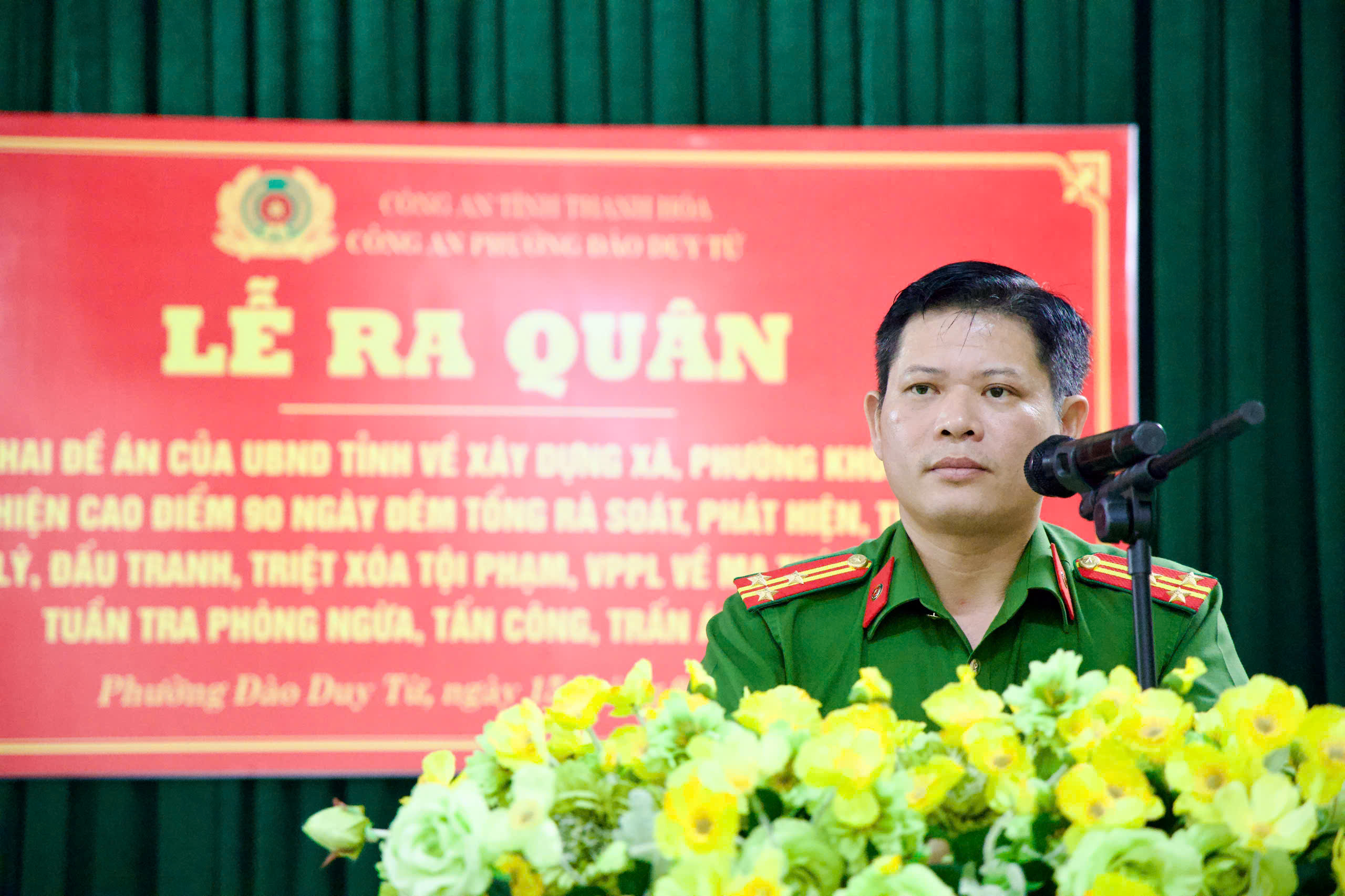 CÔNG AN PHƯỜNG ĐÀO DUY TỪ RA QUÂN TRIỂN KHAI ĐỀ ÁN XÂY DỰNG “XÃ, PHƯỜNG KHÔNG MA TÚY”