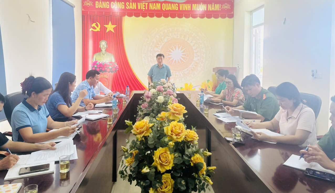 UBND PHƯỜNG ĐÀO DUY TỪ TỔ CHỨC HỘI NGHỊ BAN TỔ CHỨC VÀ CÁC TIỂU BAN PHỤC VỤ NGÀY HỘI TOÀN DÂN BẢO VỆ AN NINH TỔ QUỐC TRÊN ĐỊA BÀN PHƯỜNG NĂM 2025