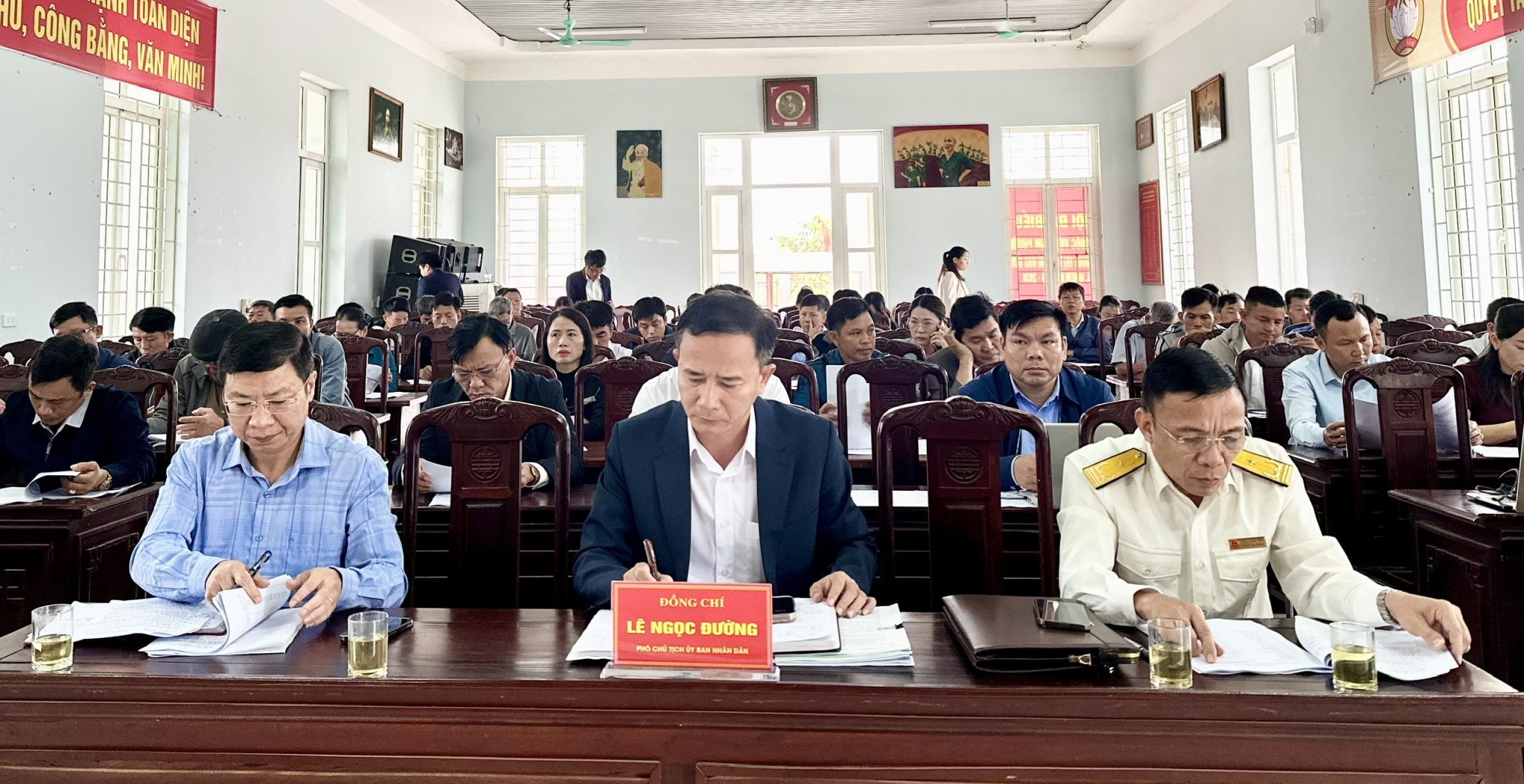 Hội nghị triển khai kế hoạch thu thuế sử dụng đất phi nông nghiệp và các loại quý công năm 2025 trên địa bàn phường Đào Duy Từ; Giao ban tiến độ làm giàu làm sạch cơ sở dữ liệu đất đai