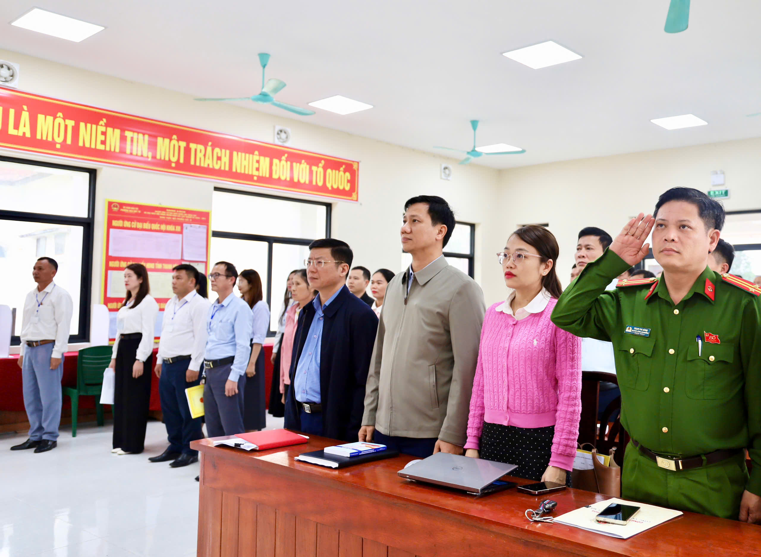 Phường Đào Duy Từ tổ chức hội nghị vận hành mẫu quy trình bỏ phiếu bầu cử đại biểu Quốc hội khóa XVI và đại biểu HĐND các cấp nhiệm kỳ 2026-2031.