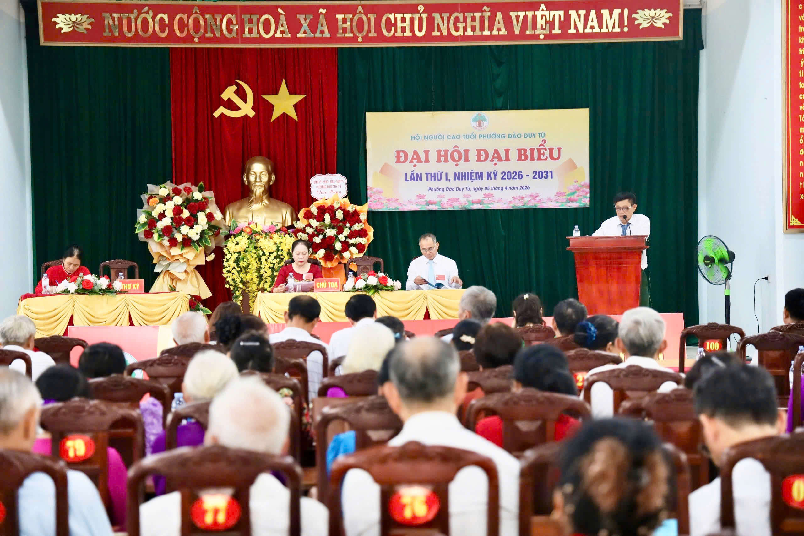 Đại hội đại biểu Hội Người cao tuổi phường Đào Duy Từ lần thứ I, nhiệm kỳ 2026–2031