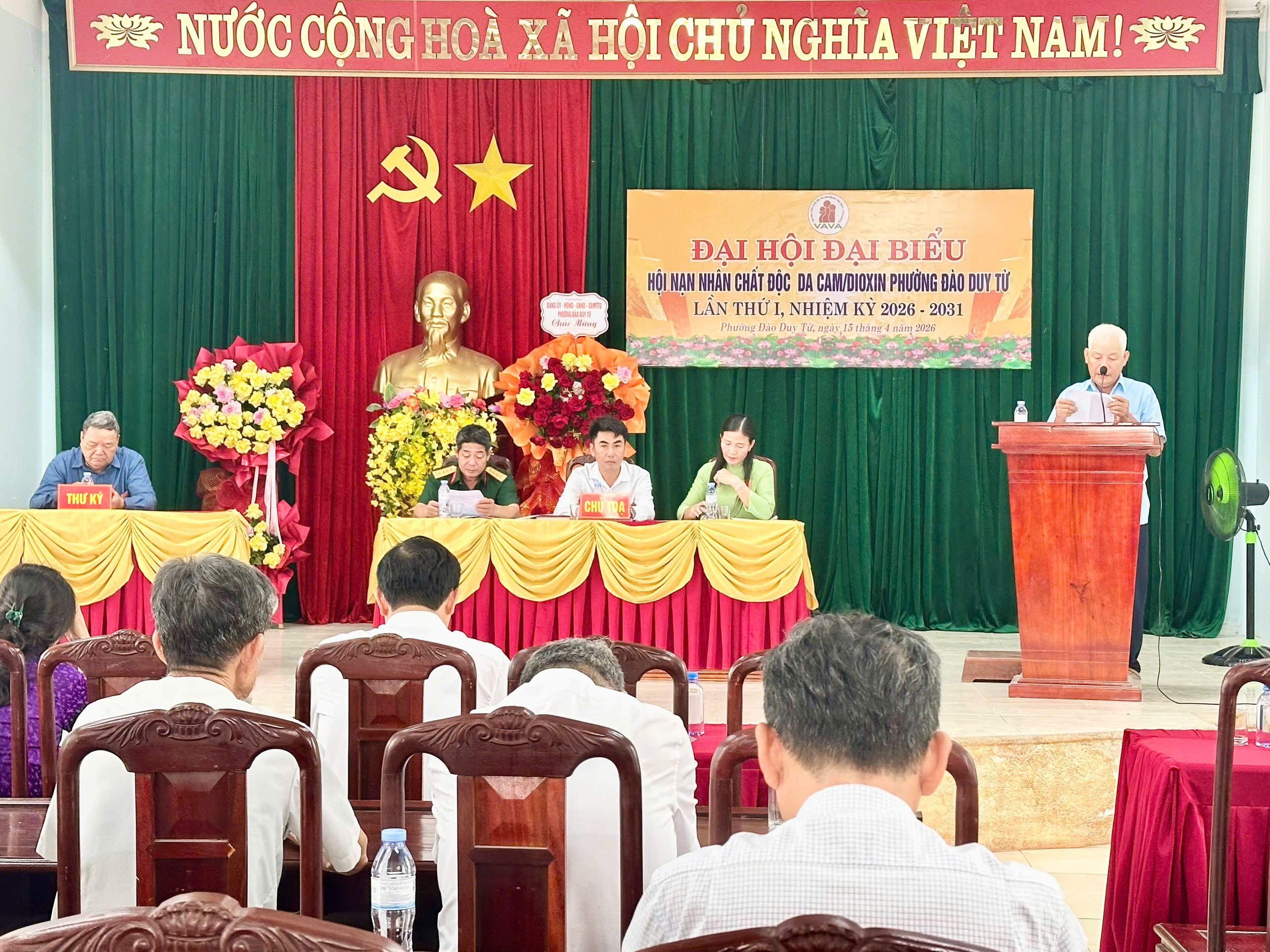 Đại hội Đại biểu Hội nạn nhân chất độc da cam/Dioxin phường Đào Duy Từ thành công tốt đẹp 