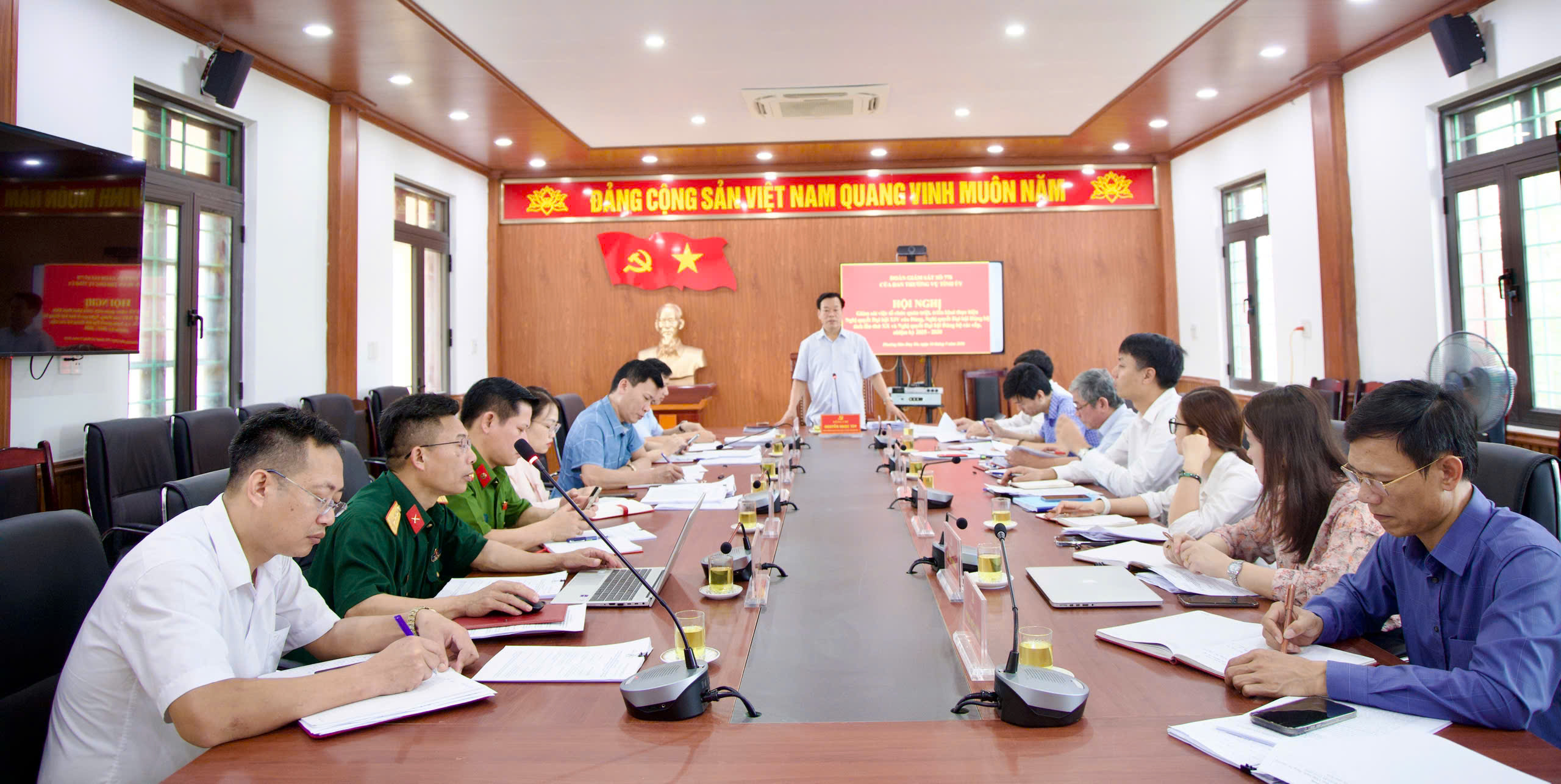Đoàn giám sát số 770 của Ban Thường vụ Tỉnh ủy làm việc với phường Đào Duy Từ
