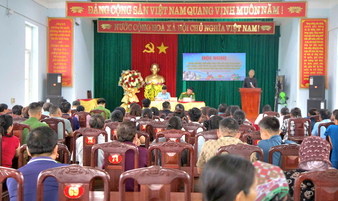 Phường Đào Duy Từ tổ chức hội nghị tuyên truyền, phổ biến pháp luật về trật tự an toàn giao thông, trật tự đô thị và quản lý hoạt động kinh doanh năm 2026.