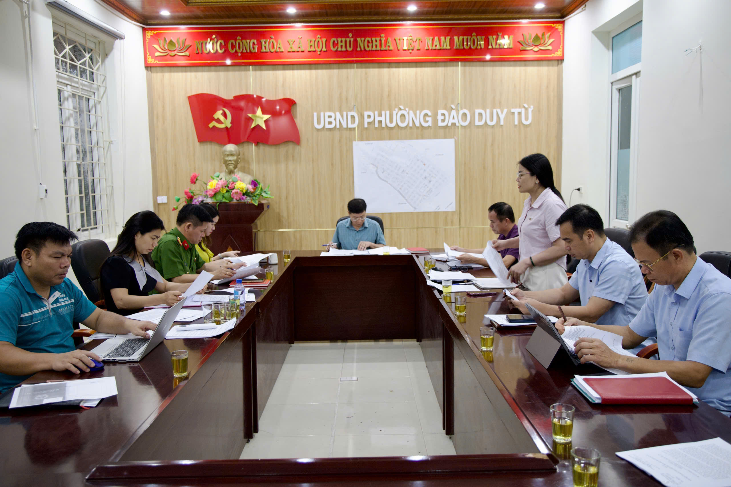UBND Phường Đào Duy Từ tổ chức hội nghị phiên chuyên đề tháng 6 năm 2026