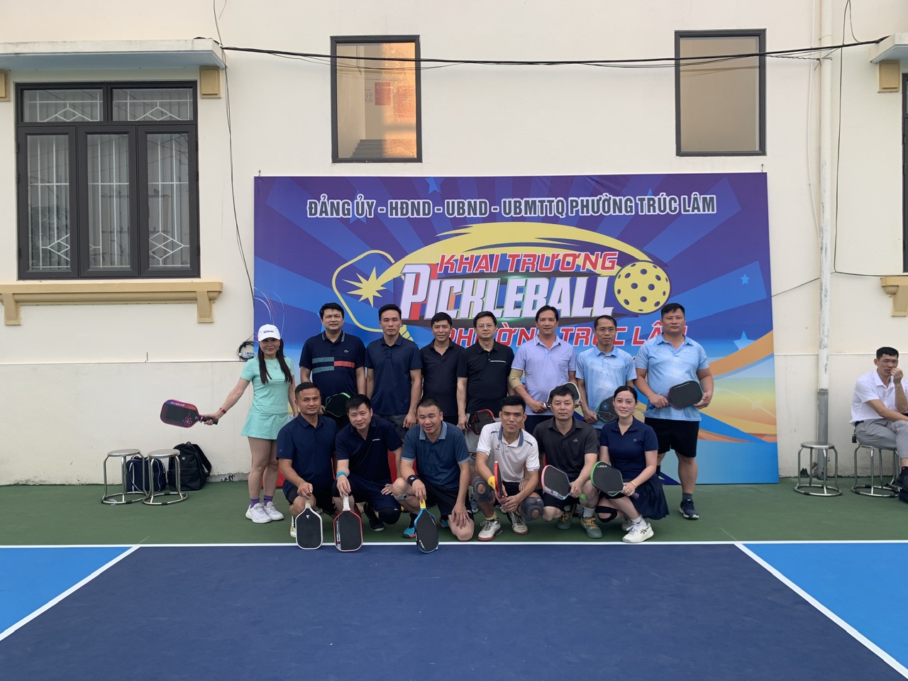 Khai mạc Giải Pickleball phường Trúc Lâm