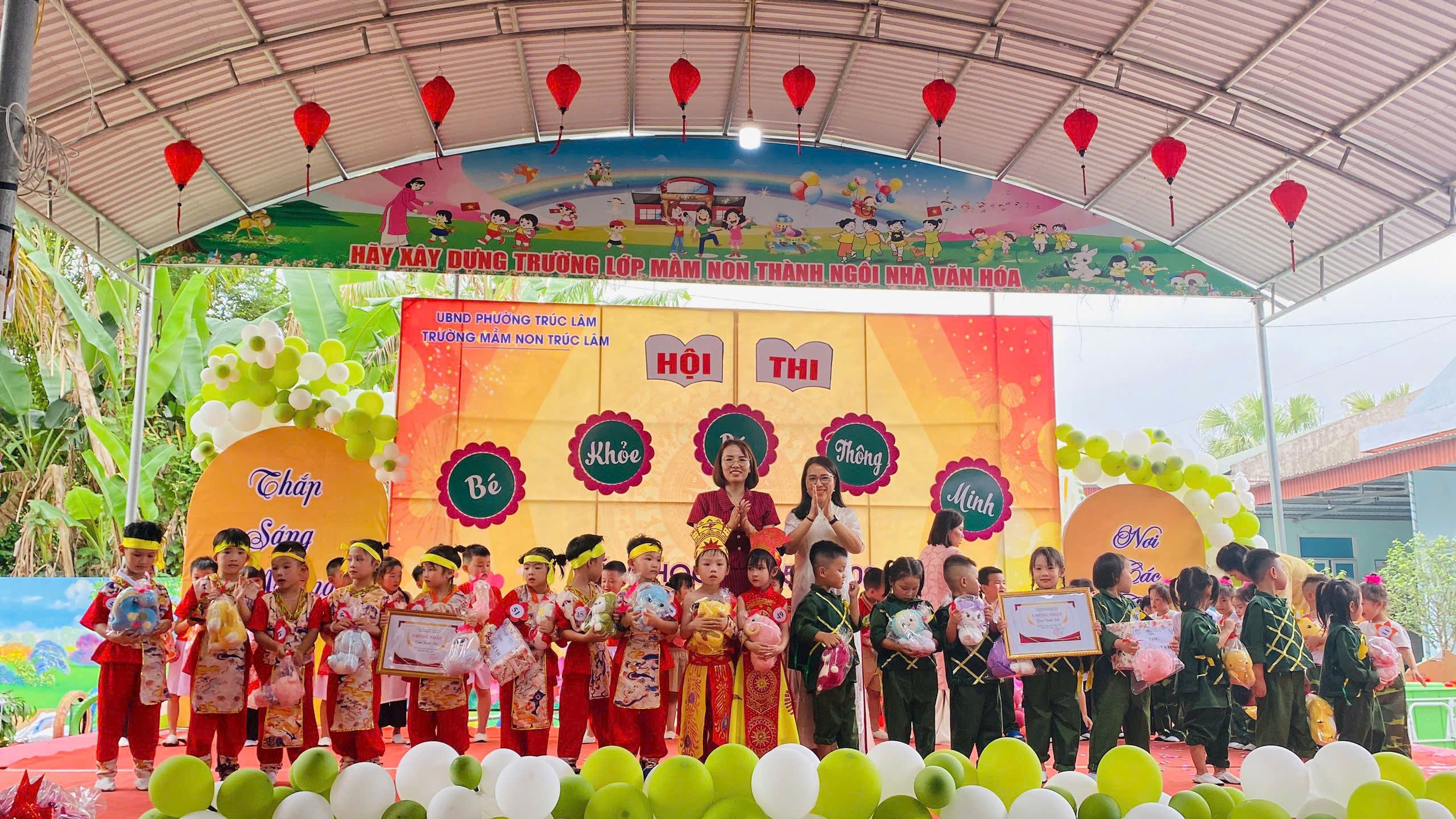  Trường Mầm non Trúc Lâm tổ chức Hội thi “Bé khỏe, bé thông minh” 