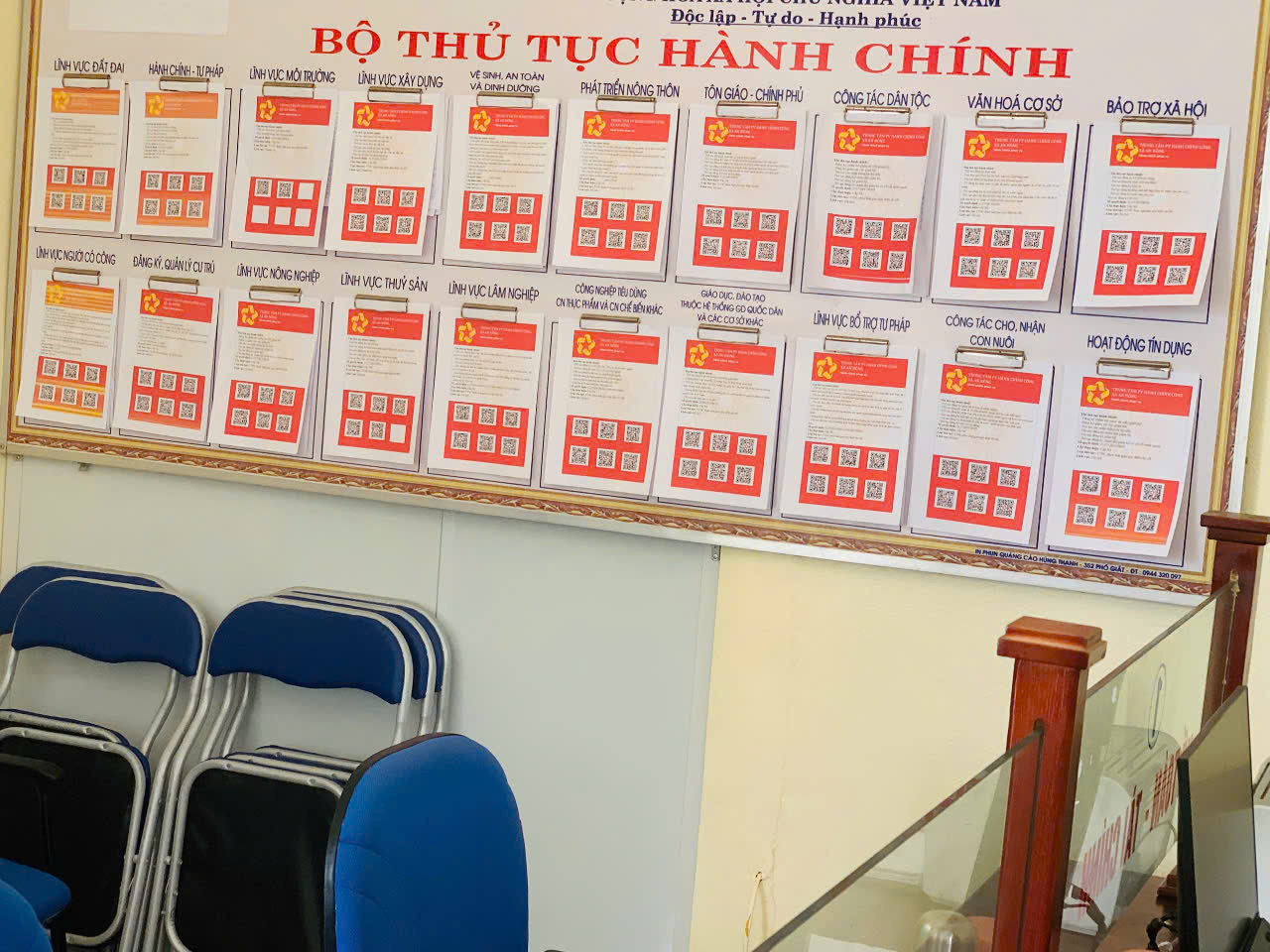 Công bố thủ tục hành chính cấp xã