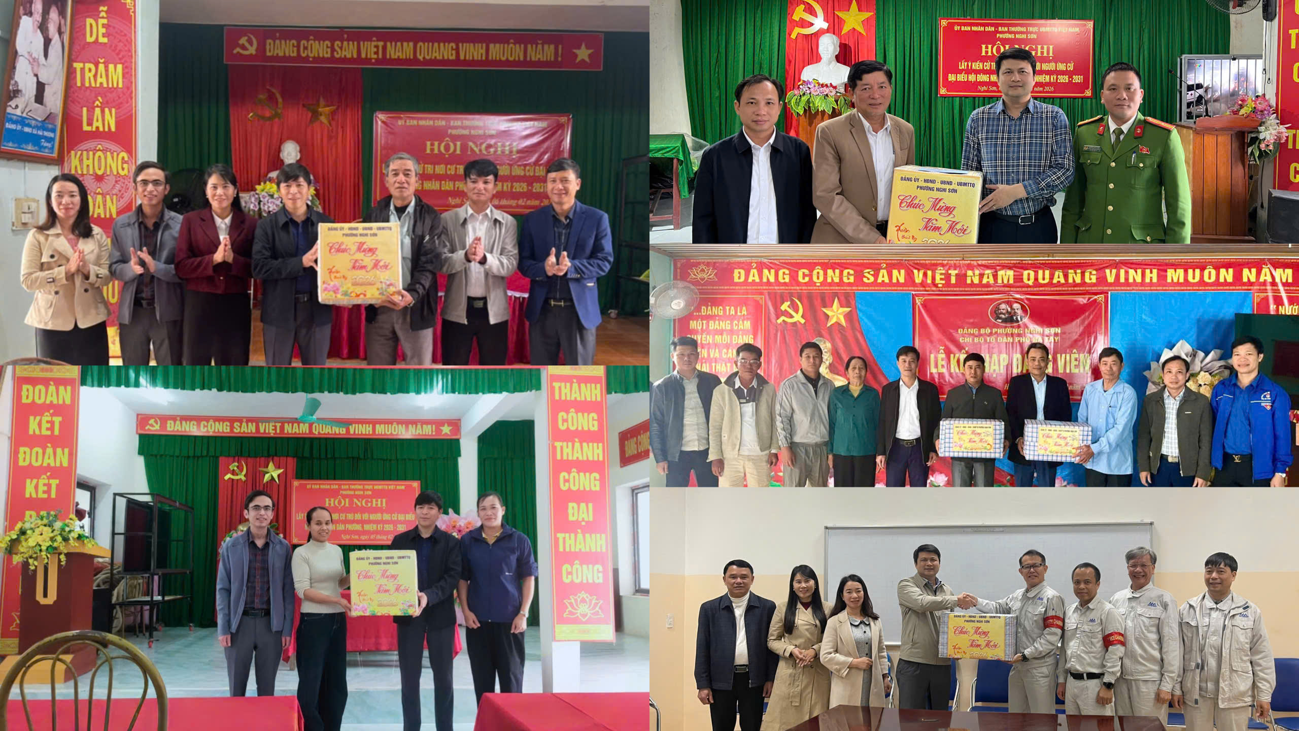 ĐẢNG UỶ - HĐND - UBND PHƯỜNG NGHI SƠN THĂM VÀ CHÚC TẾT CÁC TỔ DÂN PHỐ, CƠ QUAN, DOANH NGHIỆP TRÊN ĐỊA BÀN PHƯỜNG