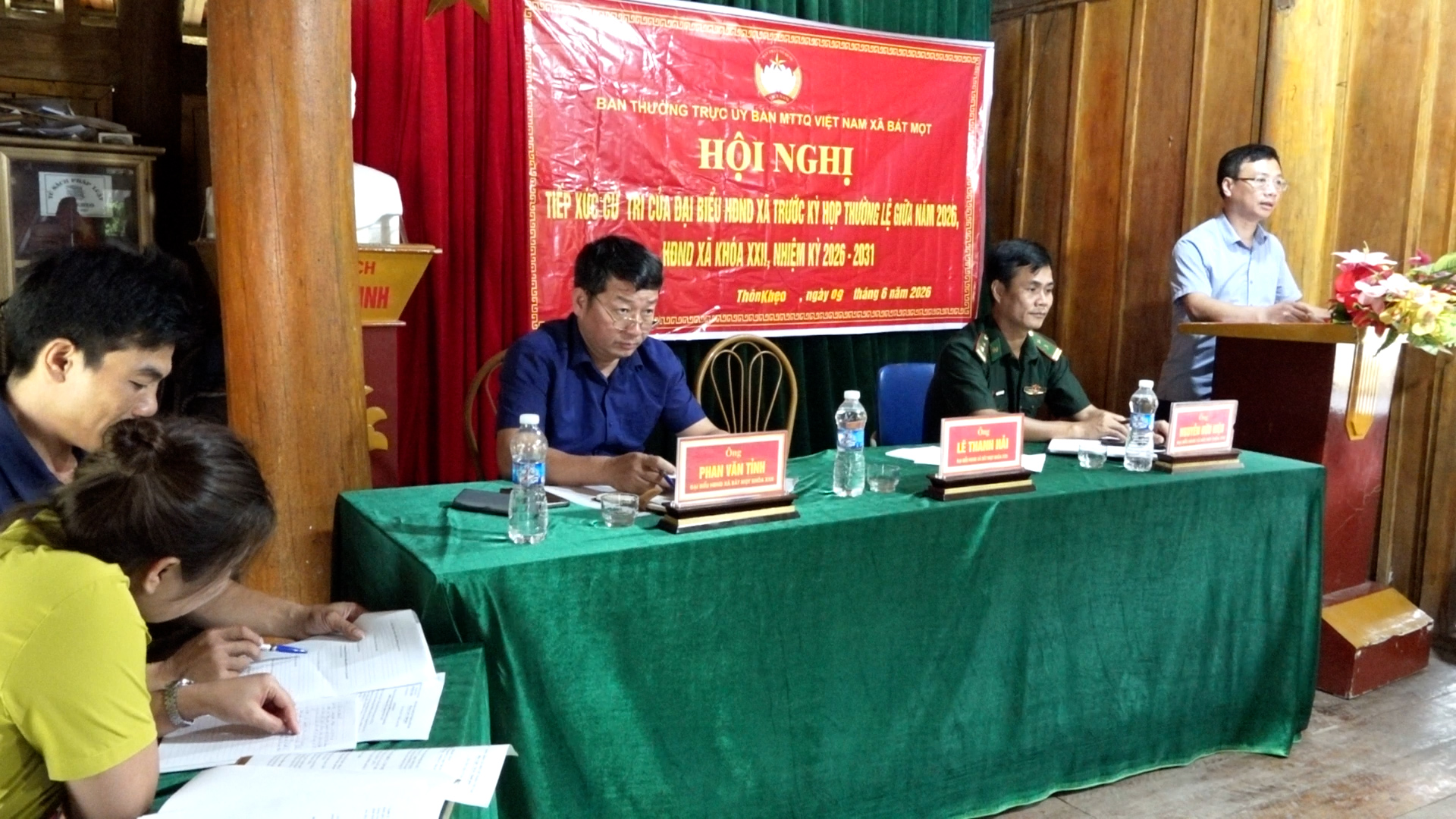 Đại biểu HĐND xã Bát Mọt (Tổ đại biểu số 02) tiếp xúc cử tri tại thôn Khẹo và thôn Ruộng trước kỳ họp thường lệ giữa năm HĐND xã khóa XXII, nhiệm kỳ 2026 - 2031