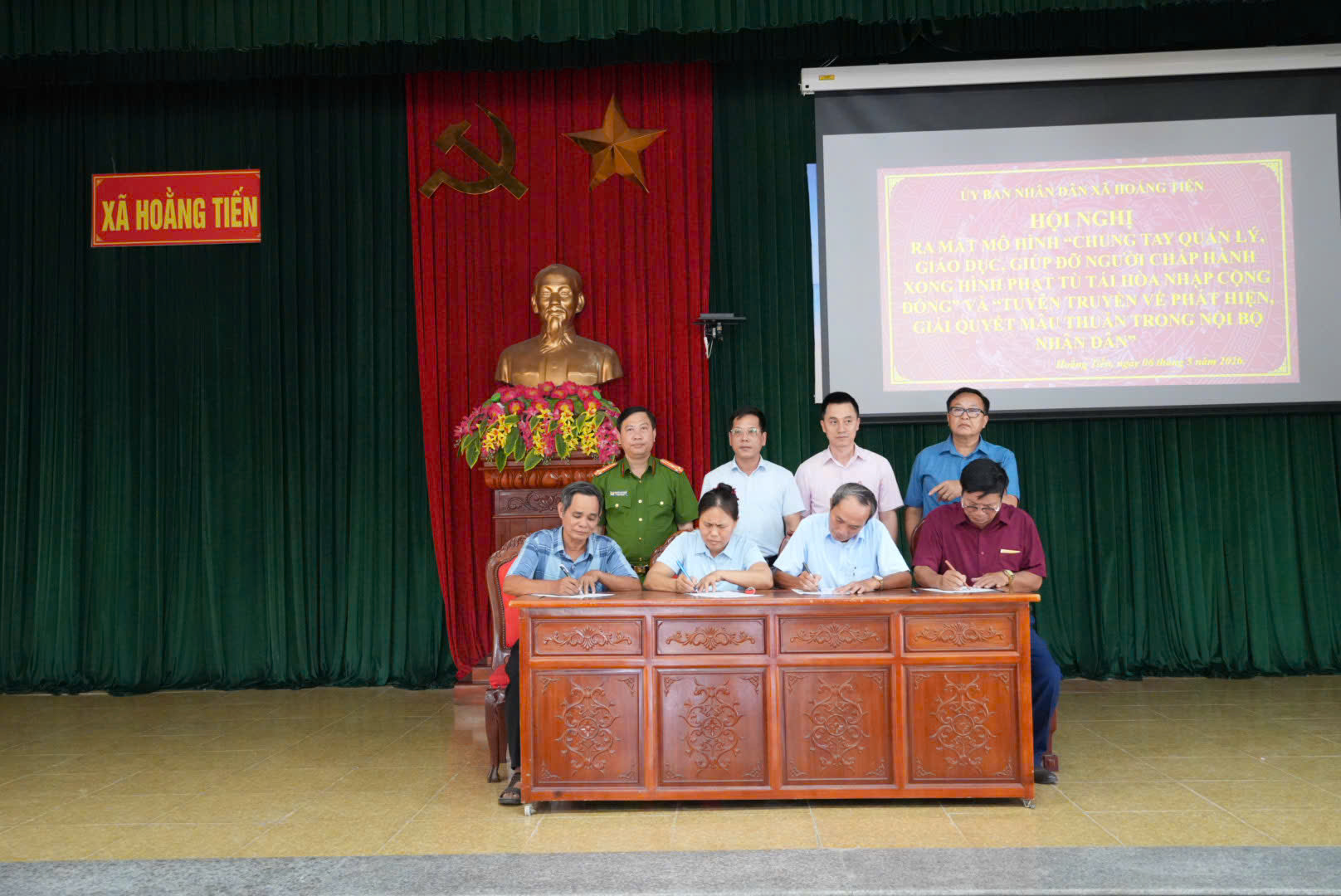 Ra mắt mô hình hỗ trợ người chấp hành xong án phạt tù tái hòa nhập cộng đồng tại Hoằng Tiến