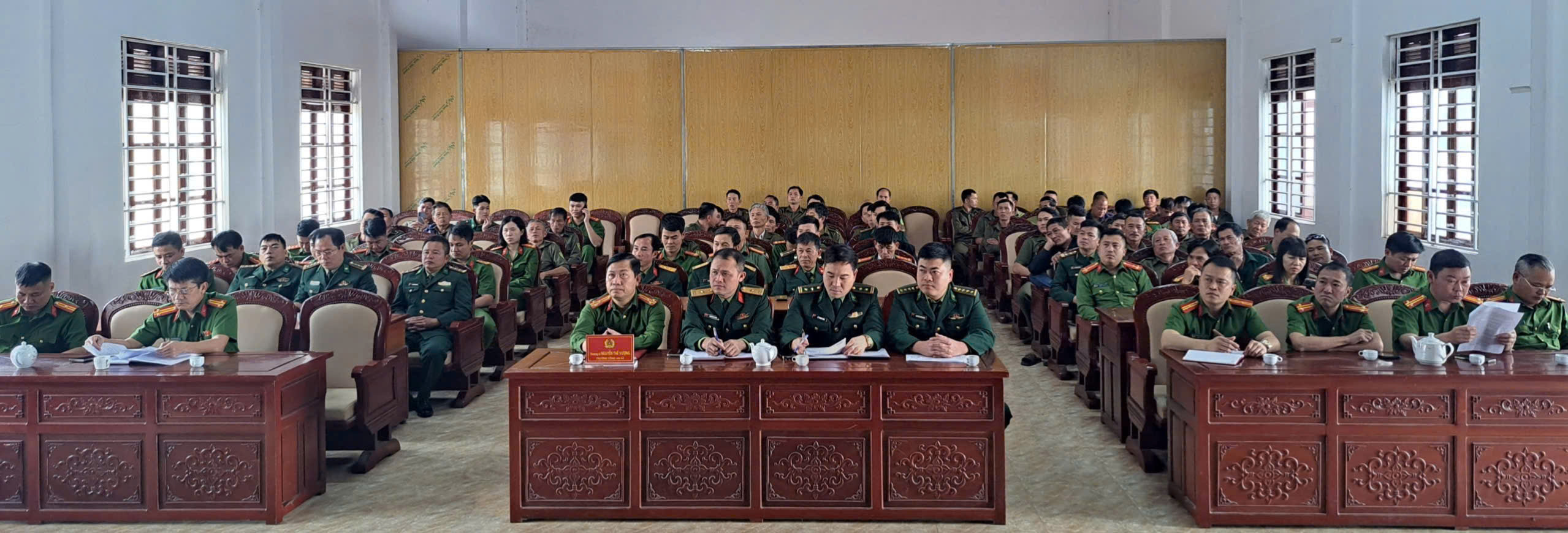 Công an xã Hoằng Tiến: Tổ chức Hội nghị triển khai Phương án “Bảo đảm an ninh trật tự bầu cử Đại biểu Quốc hội khóa XVI và Đại biểu HĐND các cấp nhiệm kỳ 2026 – 2031”