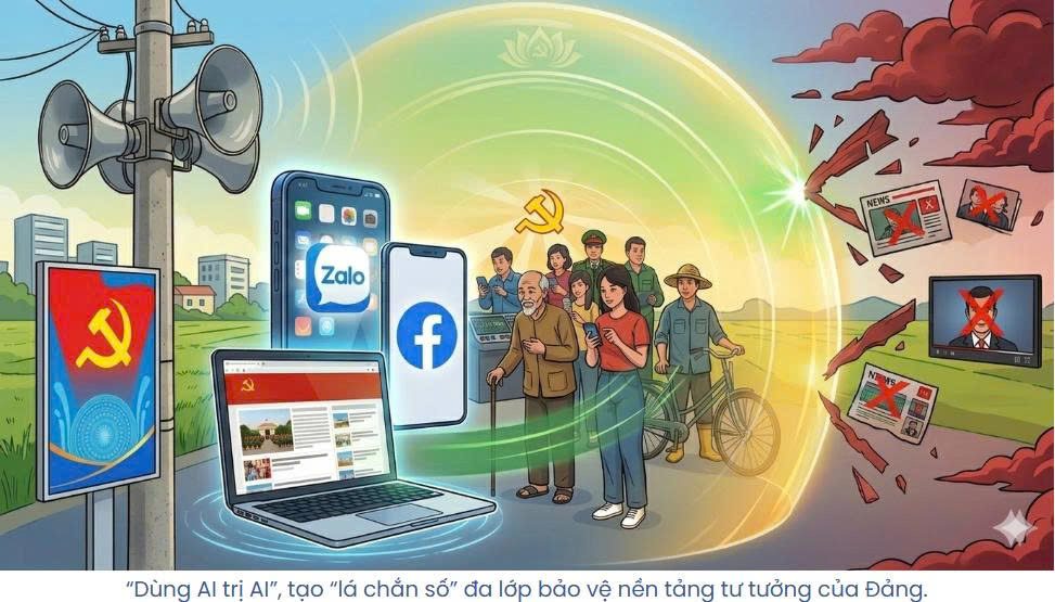 Truyền thông cơ sở: Xây “pháo đài số”, chặn tin giả AI