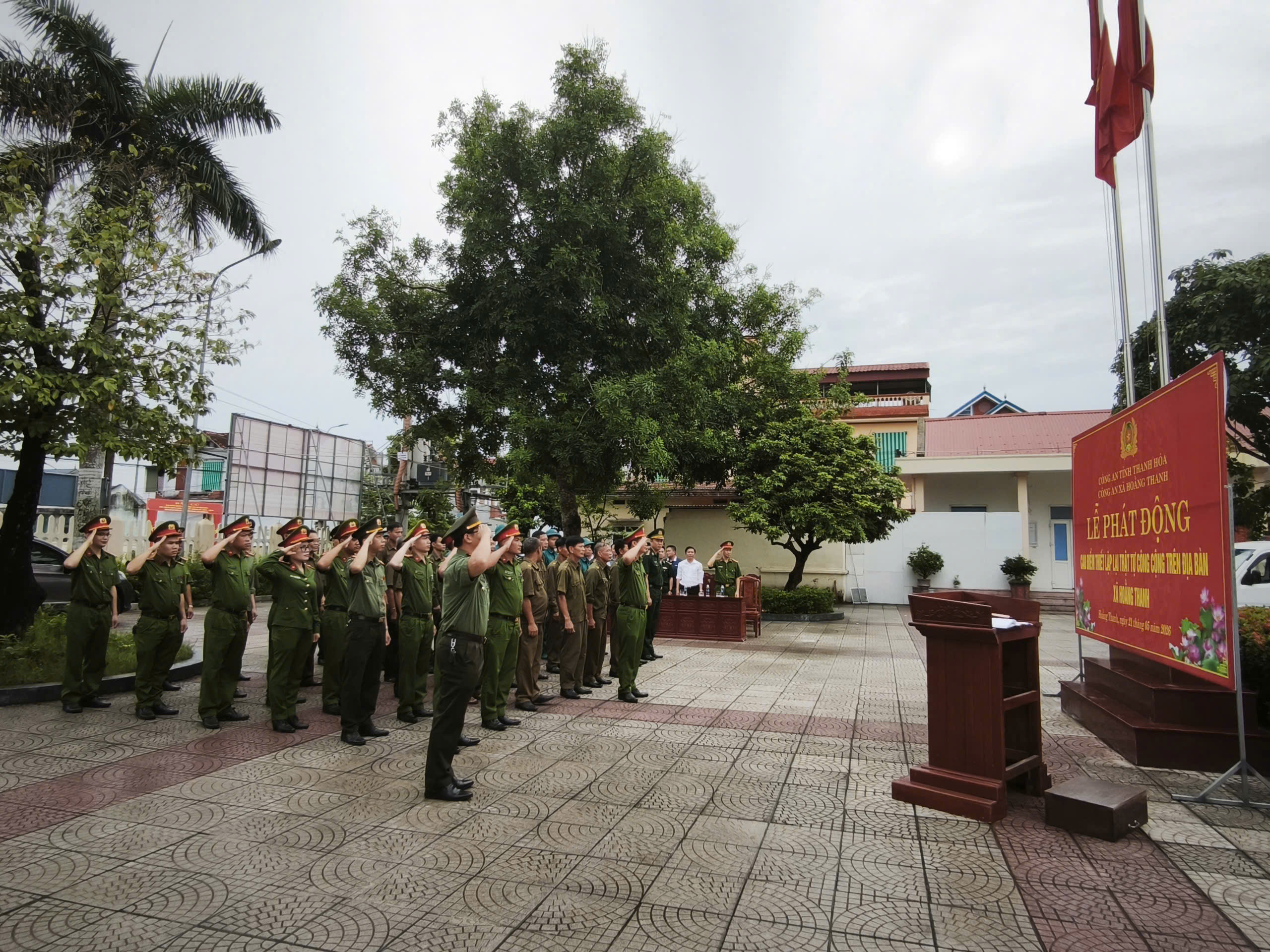 HOẰNG THANH: PHÁT ĐỘNG THỰC HIỆN CAO ĐIỂM THIẾT LẬP TRẬT TỰ CÔNG CỘNG