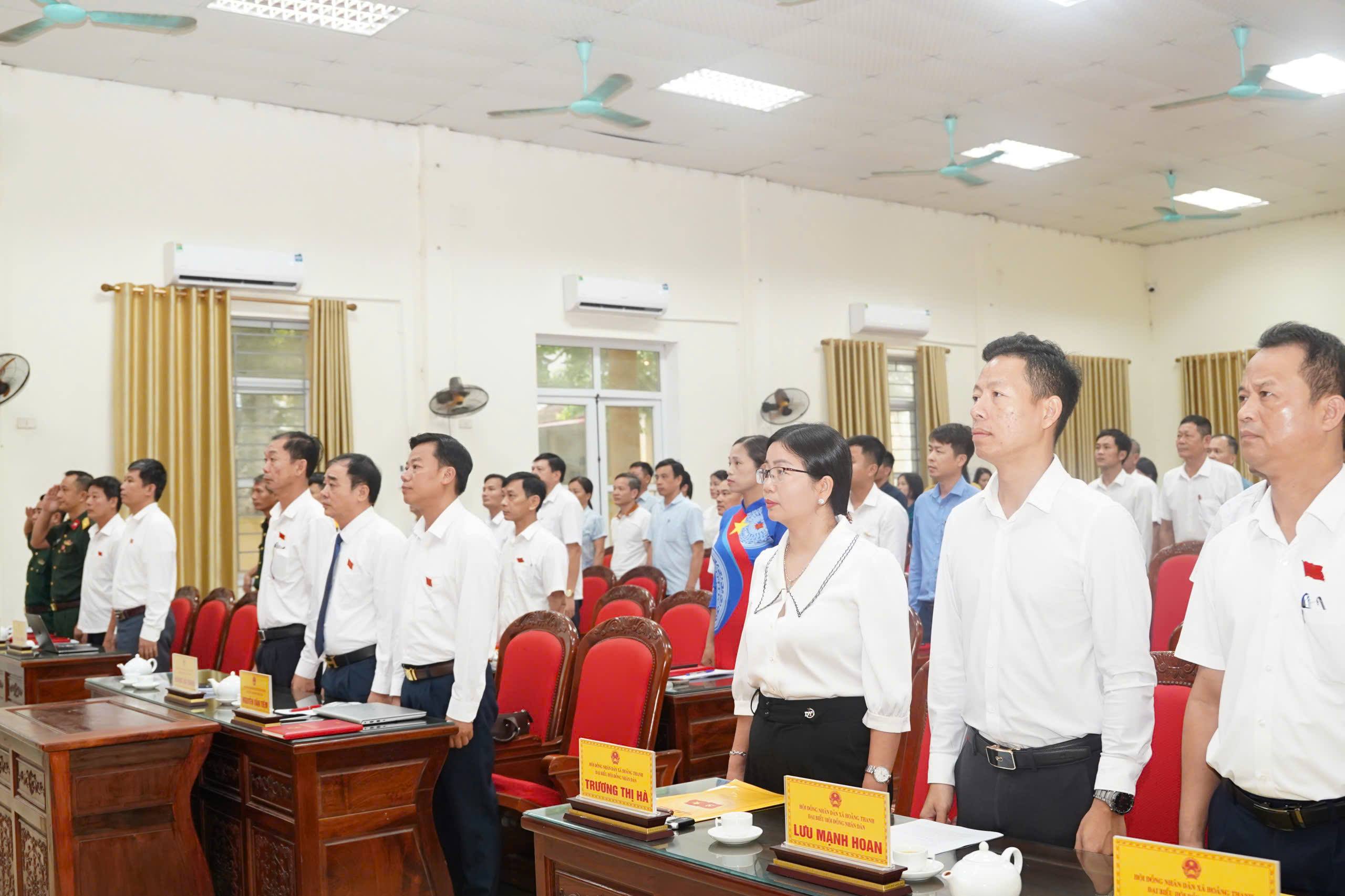 HĐND XÃ HOẰNG THANH TỔ CHỨC KỲ HỌP THỨ TƯ, KHÓA XXII, NHIỆM KỲ 2026 – 2031