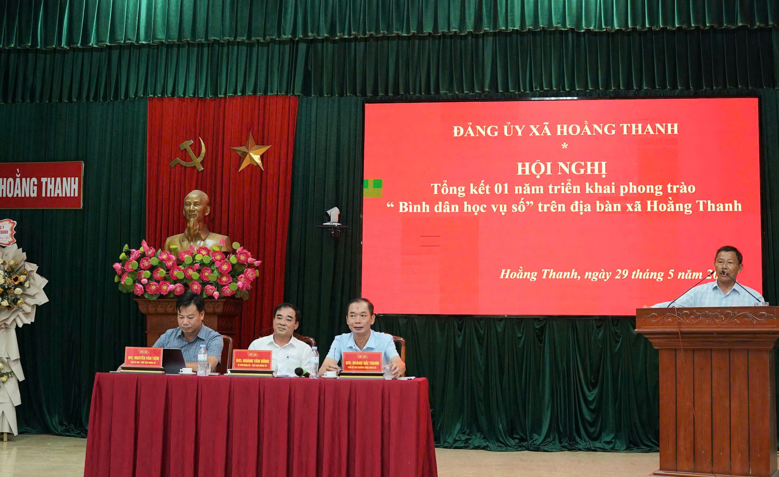 HOẰNG THANH: TỔNG KẾT 01 NĂM TRIỂN KHAI PHONG TRÀO “BÌNH DÂN HỌC VỤ SỐ”