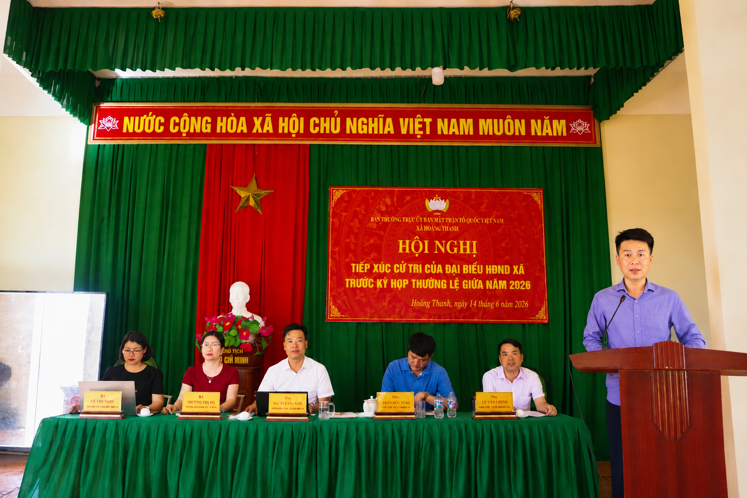HOẰNG THANH: TĂNG CƯỜNG ĐỐI THOẠI, THÁO GỠ KHÓ KHĂN TỪ CƠ SỞ THÔNG QUA TIẾP XÚC CỬ TRI 