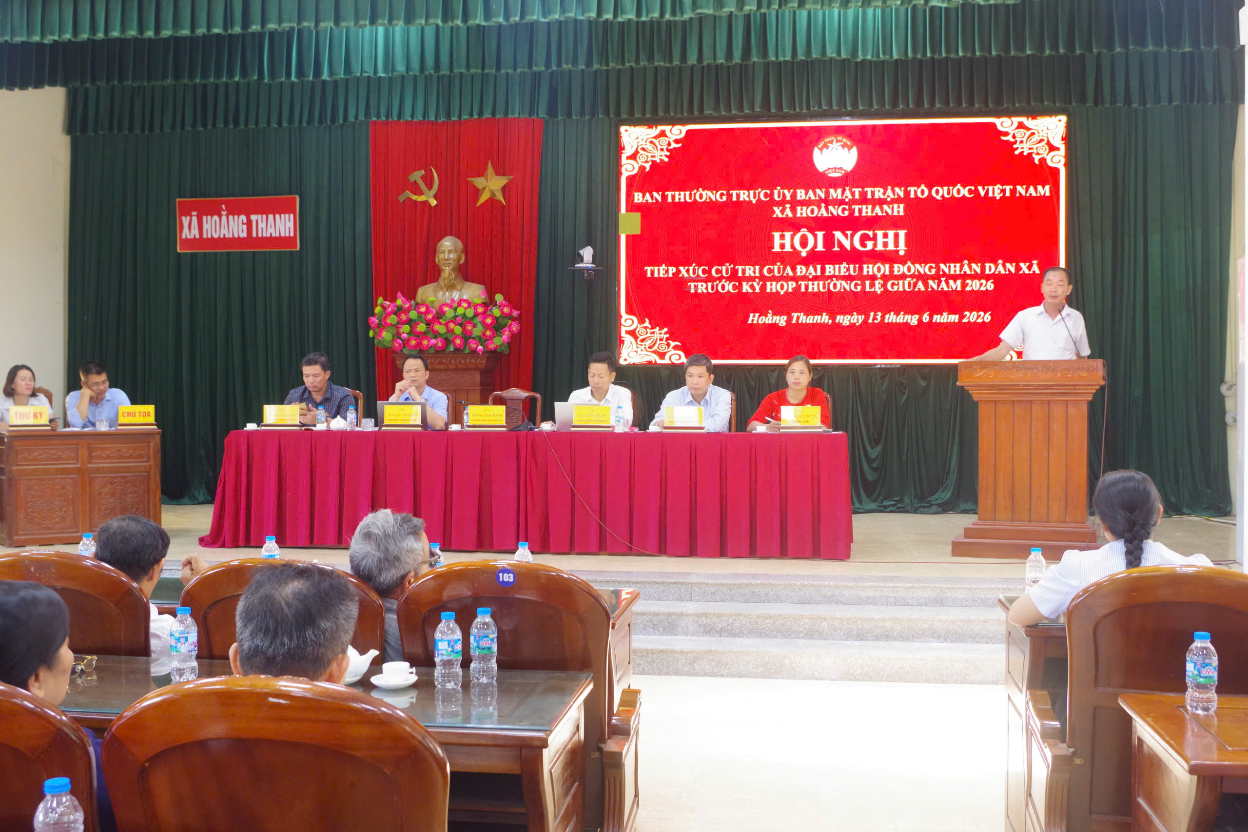 HOẰNG THANH TỔ CHỨC TIẾP XÚC CỬ TRI TRƯỚC KỲ HỌP THƯỜNG LỆ GIỮA NĂM 2026
