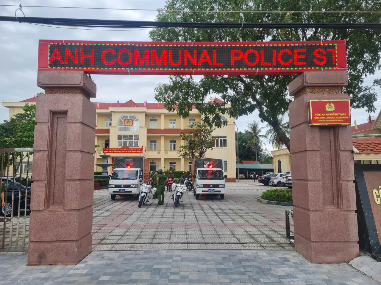CÔNG AN XÃ HOẰNG THANH TỔ CHỨC LỄ RA QUÂN CAO ĐIỂM TẤN CÔNG, TRẤN ÁP TỘI PHẠM, BẢO ĐẢM AN NINH TRẬT TỰ NĂM 2025