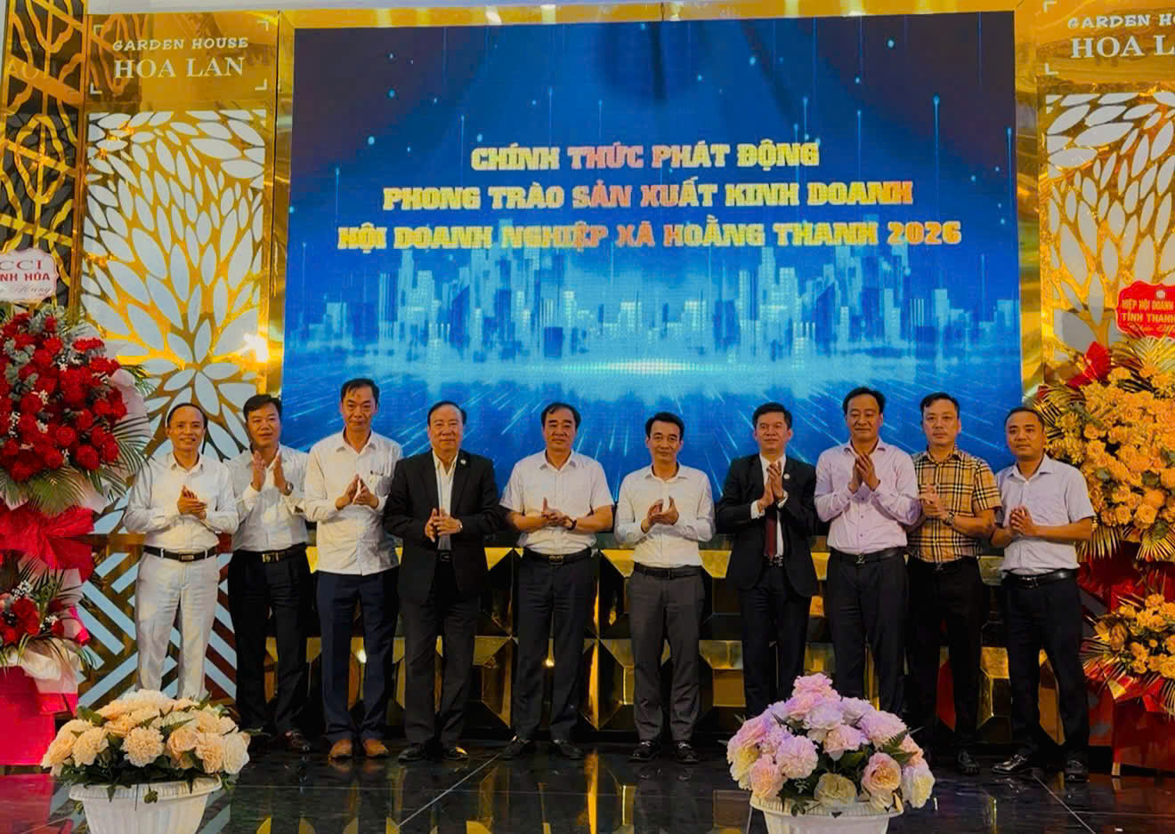 RỰC RỠ ĐÊM GALA HỘI DOANH NGHIỆP XÃ HOẰNG THANH 2026: TỔNG KẾT HÀNH TRÌNH VÀ KHỞI ĐẦU KHÁT VỌNG MỚI