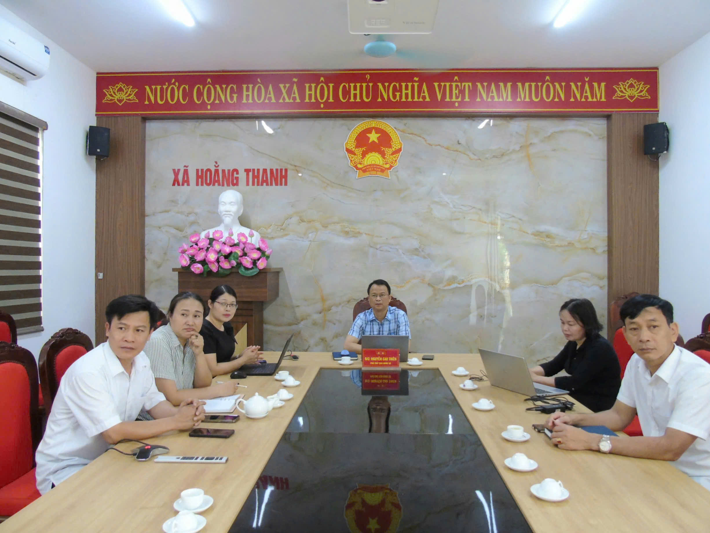 HOẰNG THANH: THAM DỰ HỘI NGHỊ TRỰC TUYẾN TRIỂN KHAI TỔNG RÀ SOÁT HỆ THỐNG VĂN BẢN QUY PHẠM PHÁP LUẬT