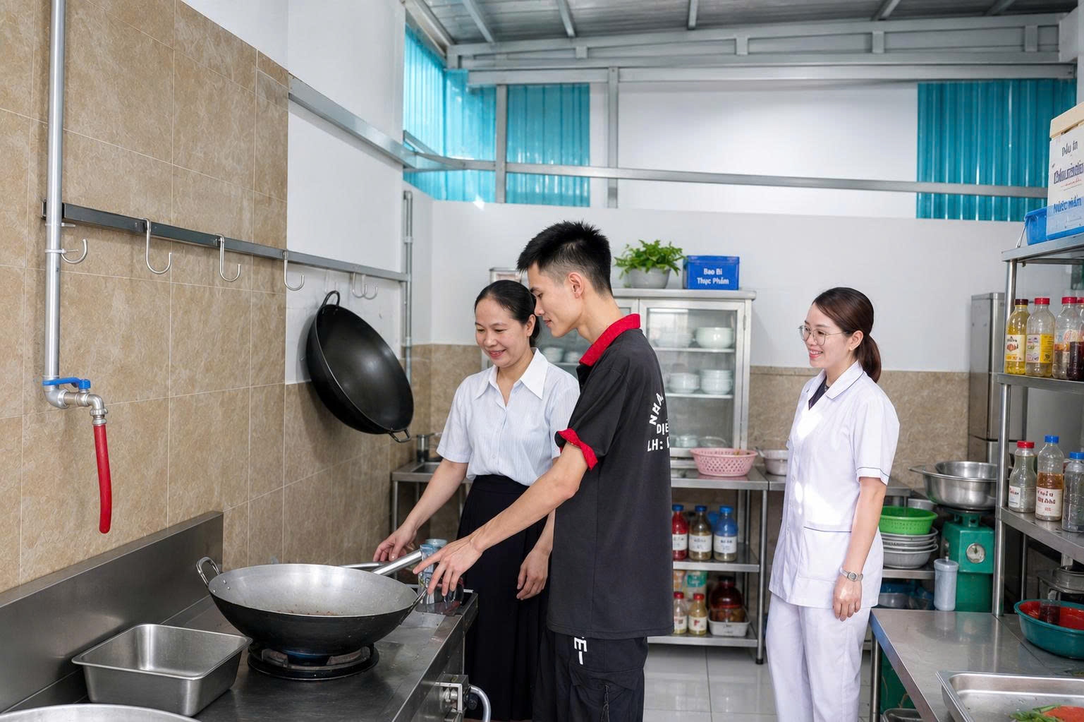UBND XÃ HOẰNG THANH TĂNG CƯỜNG KIỂM TRA CÁC CƠ SỞ KINH DOANH ĂN UỐNG, BẢO ĐẢM AN TOÀN THỰC PHẨM PHỤC VỤ KỲ THI TUYỂN SINH VÀO LỚP 10 VÀ TỐT NGHIỆP THPT NĂM 2026