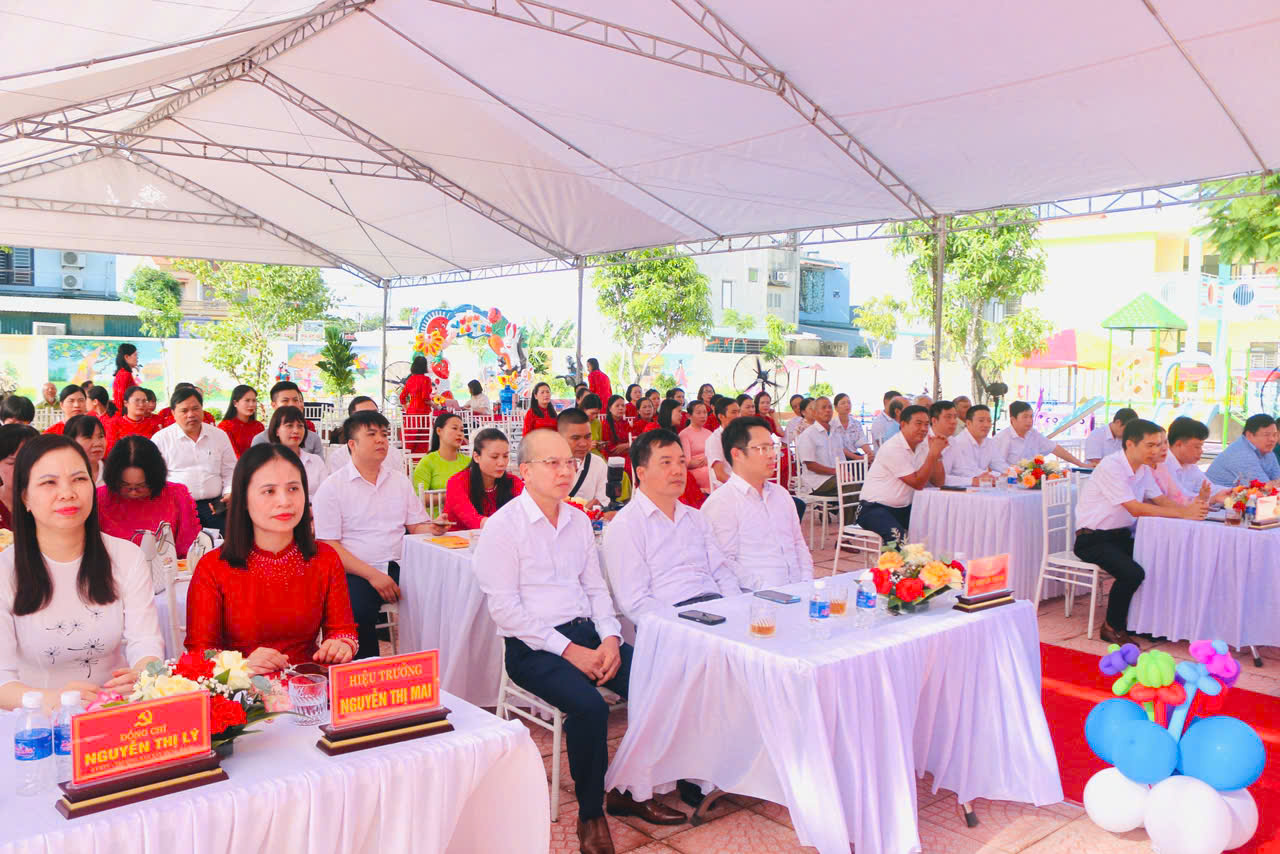 Lễ khánh thành Trường Mầm non Hoằng Lộc – Niềm vui lớn trong ngày hội khai trường