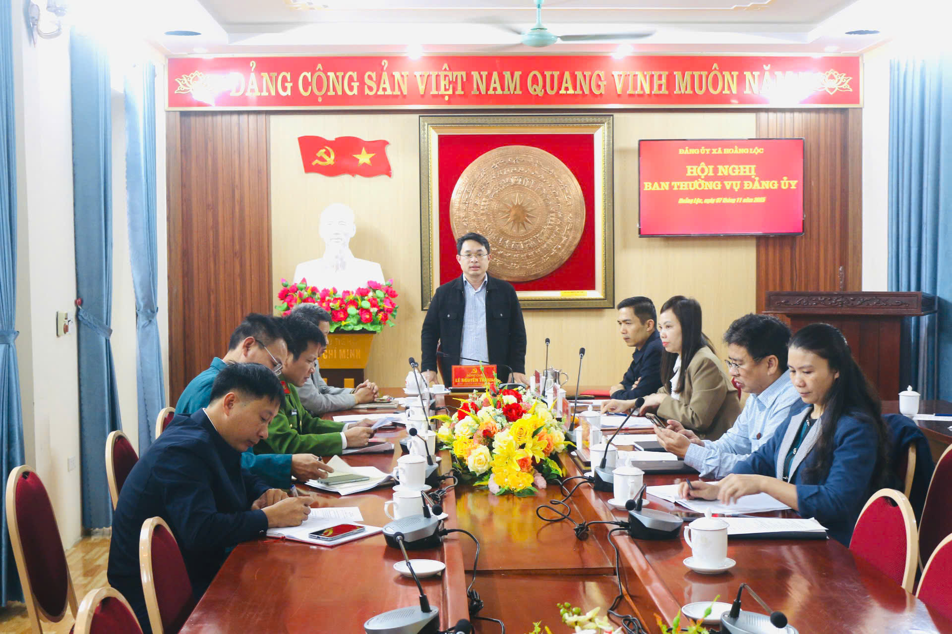HỘI NGHỊ BAN THƯỜNG VỤ ĐẢNG ỦY QUYẾT ĐỊNH NHỮNG VẤN ĐỀ QUAN TRỌNG