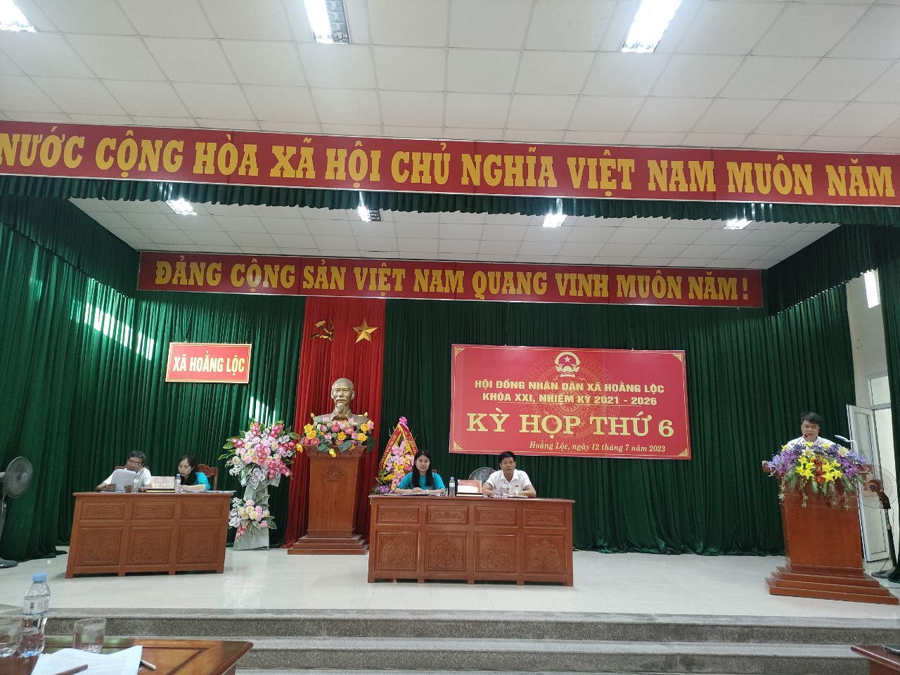 HĐND xã Hoằng Lộc tổ chức kỳ họp thứ 6 khóa XXI, nhiệm kỳ 2021-2026